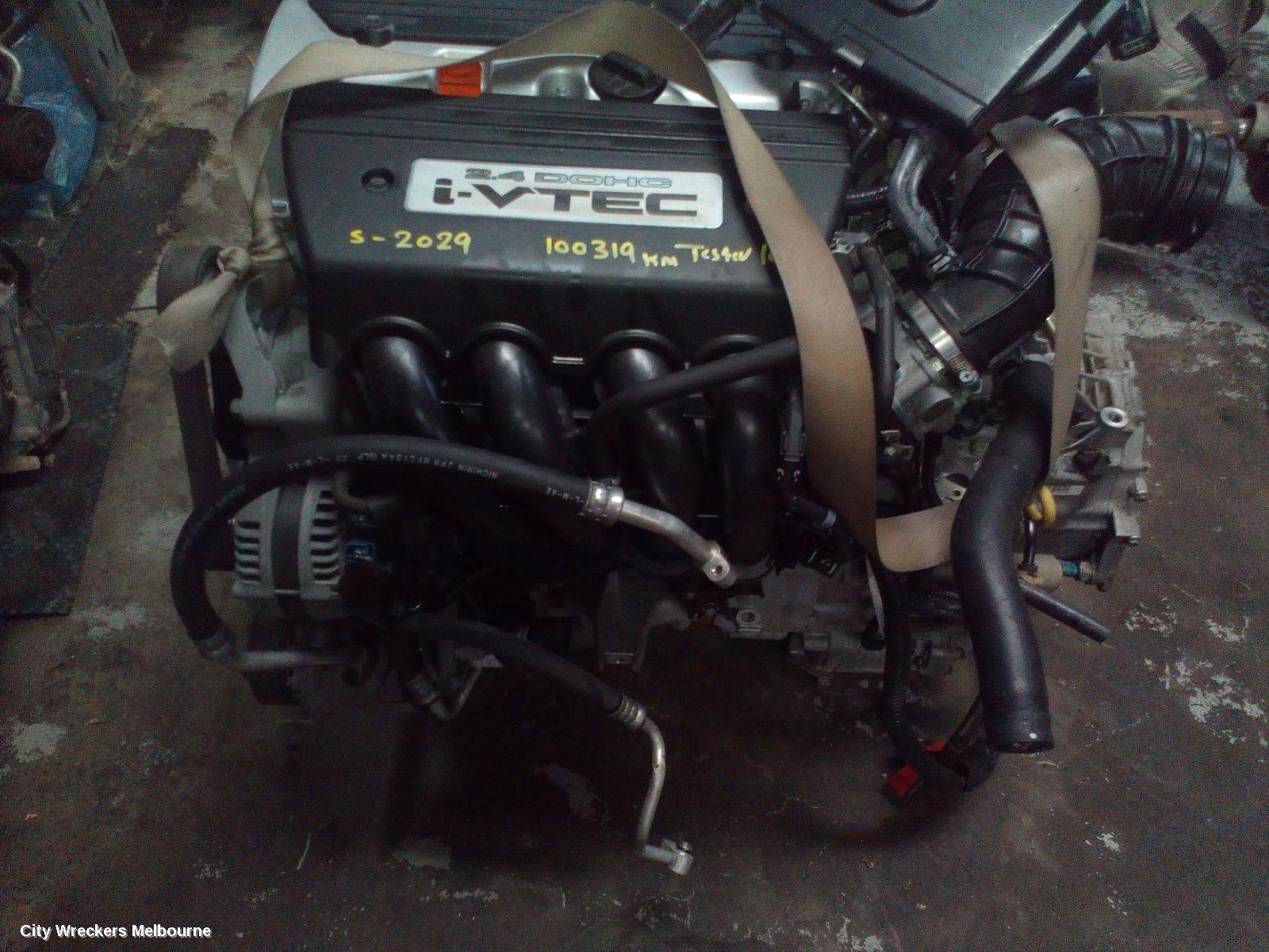 HONDA ACCORD ENGINE, 2.4, K24Z3, 8TH GEN, EURO (VIN JHMCU), 06/2008 - 12/2015 - Image 1