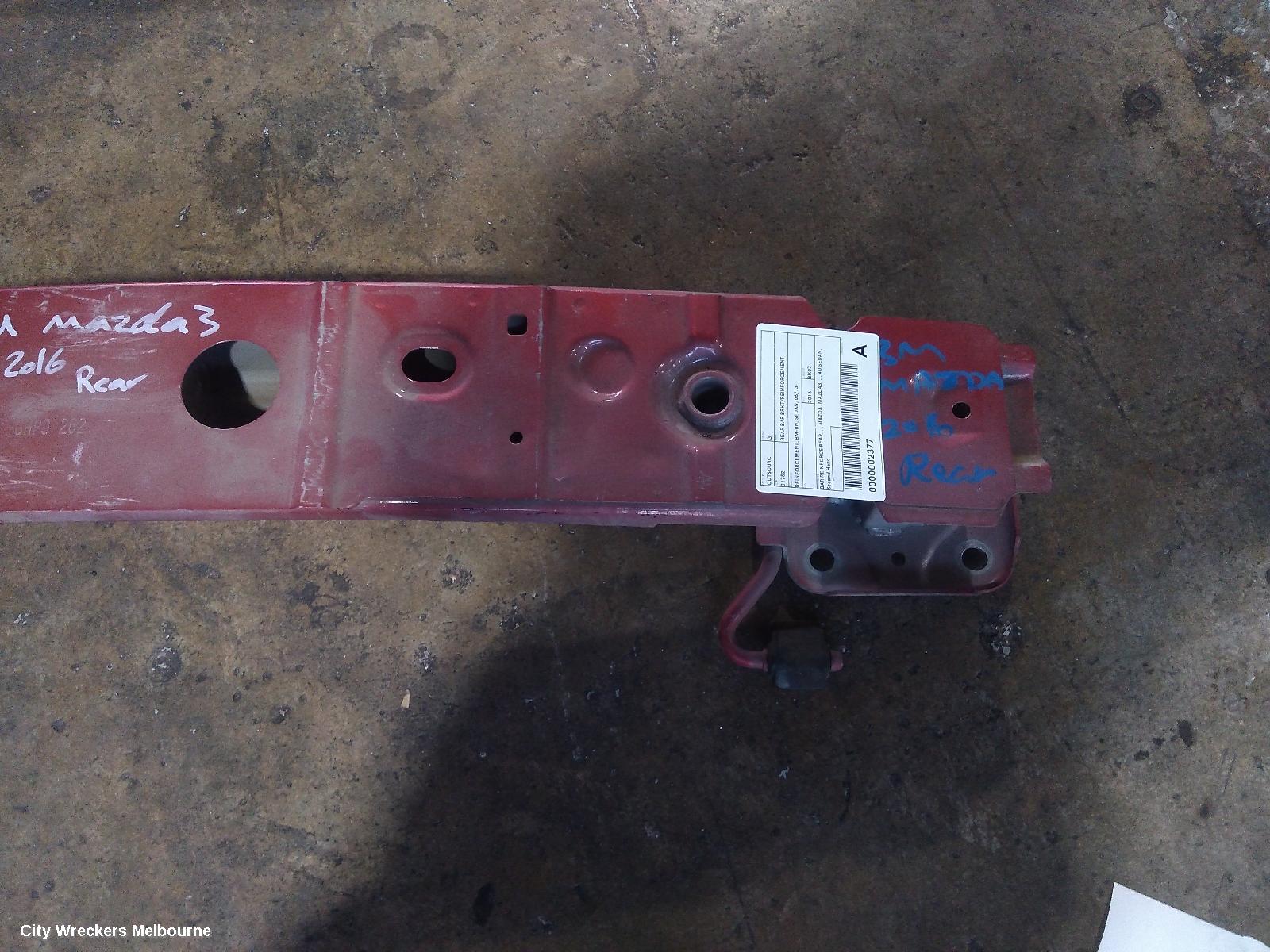 MAZDA 3 R/BAR BRACKET/REINFO, REINFORCEMENT, BM-BN, SEDAN, 06/2013 ONWARDS - Image 3