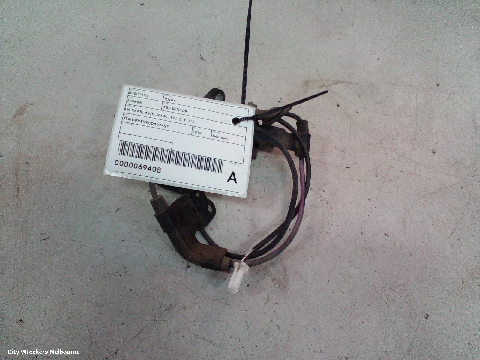 TOYOTA RAV4 ABS SENSOR, LH REAR, AWD, XA40, 12/2012 - 11/2018 - Image 2