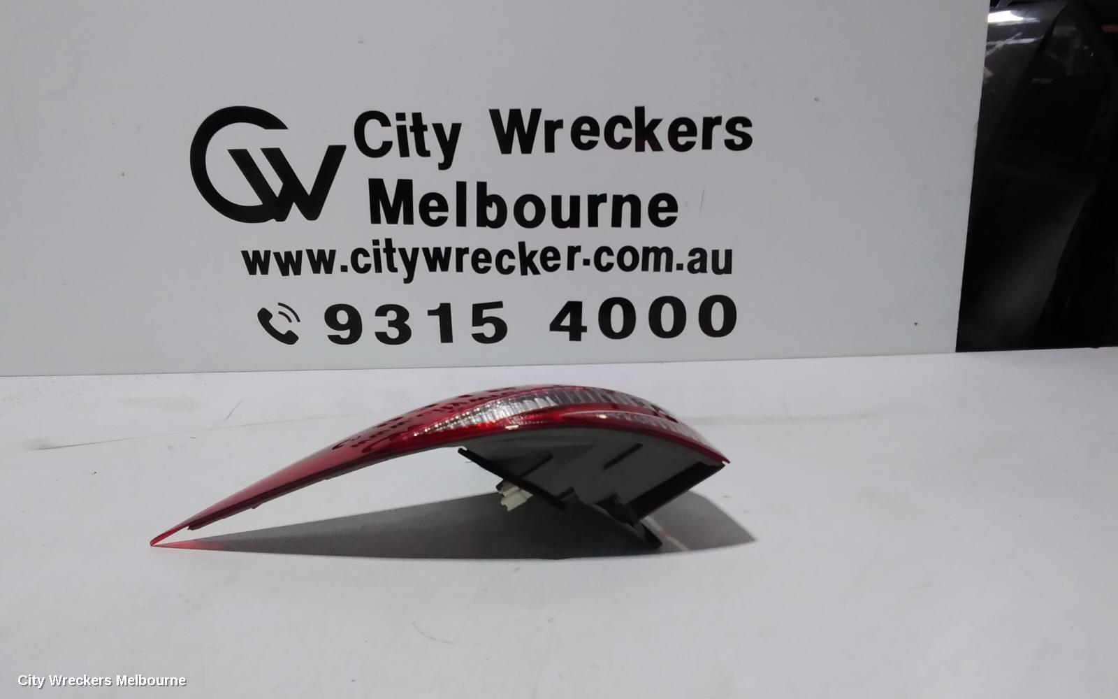 TOYOTA ESTIMA LEFT TAILLIGHT, XR50, RED/CLEAR, LENS# 28-193, 05-19 (IMPORT) - Image 1