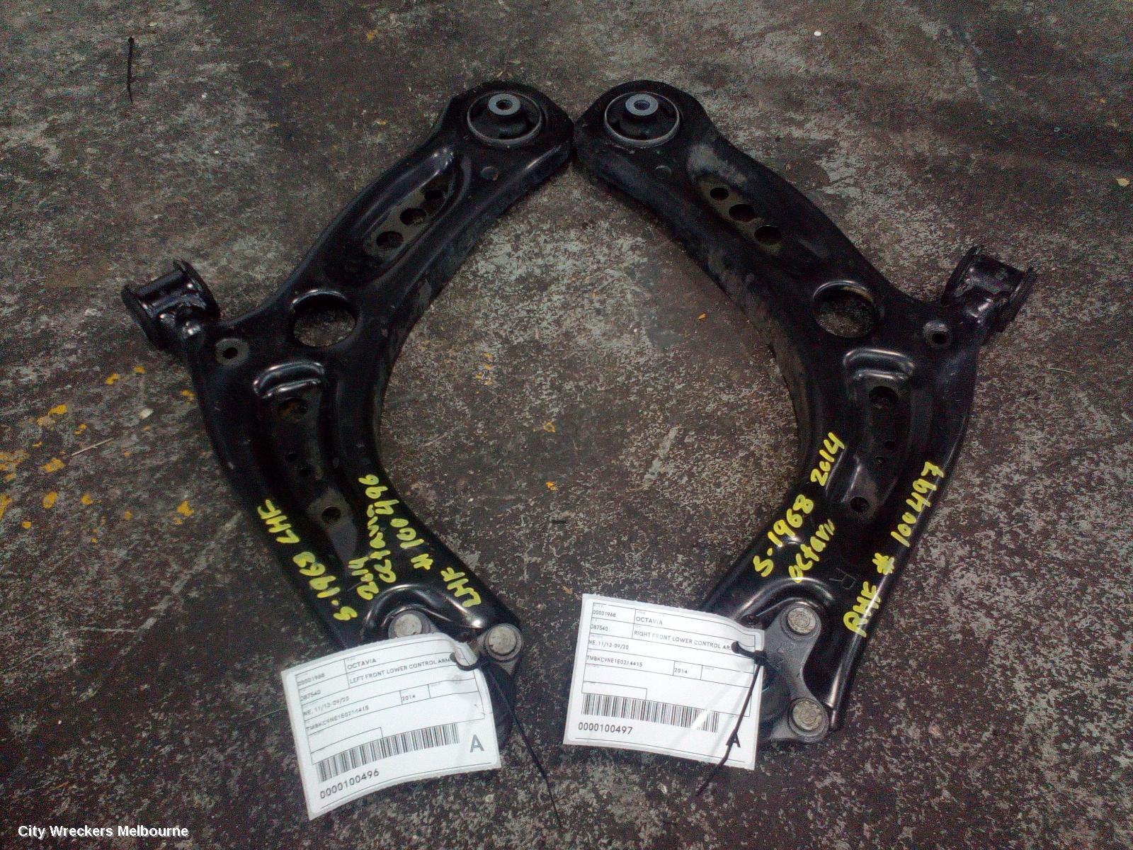 SKODA OCTAVIA LEFT FRONT LOWER CONTROL ARM, NE, 11/2013 - 09/2020 - Image 2