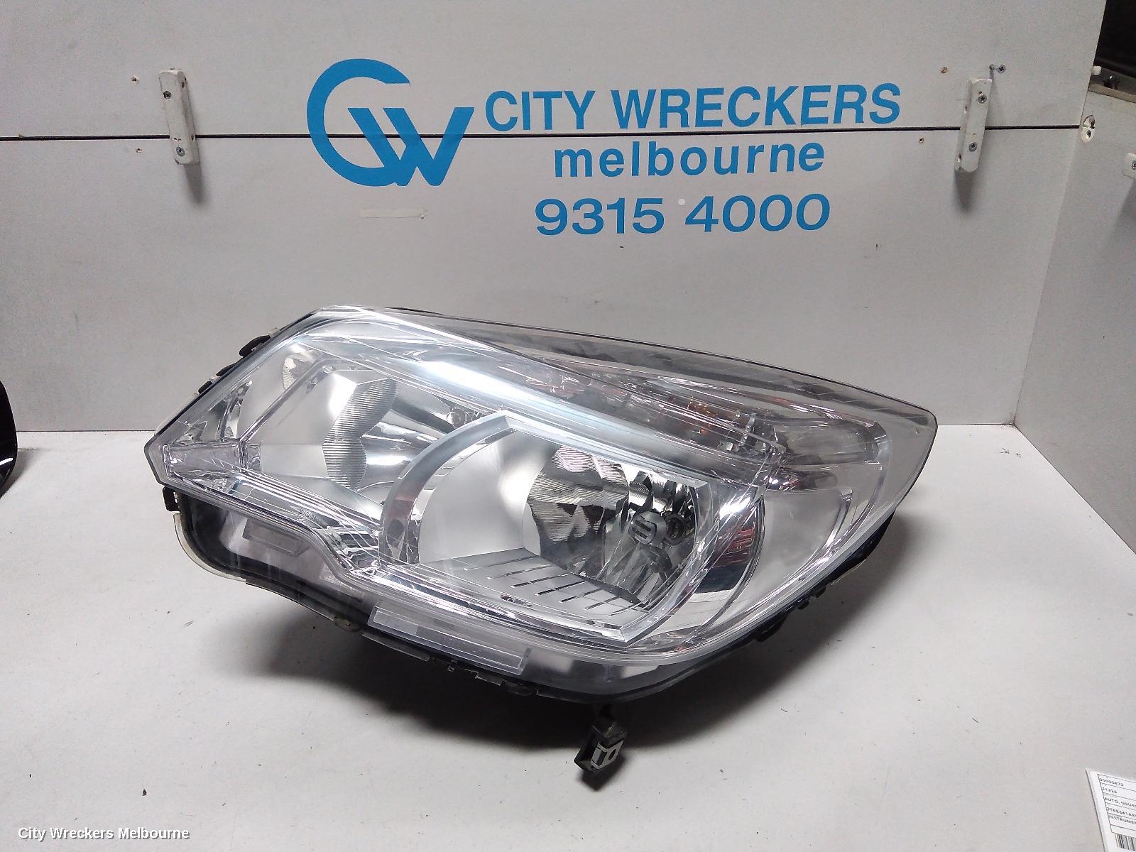 HOLDEN COLORADO LEFT HEADLAMP, RG/RG 7, HALOGEN TYPE, 01/2012 - 06/2016 - Image 1