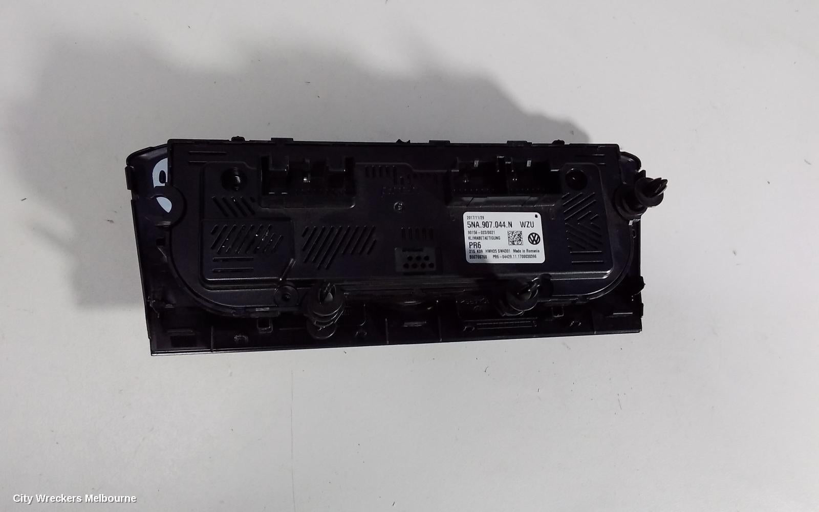 VOLKSWAGEN TIGUAN HEATER/AC CONTROLS, 5NA, FRONT, SINGLE ZONE CLIMATE CONTROL TYPE, 06/2016 ONWARDS - Image 3
