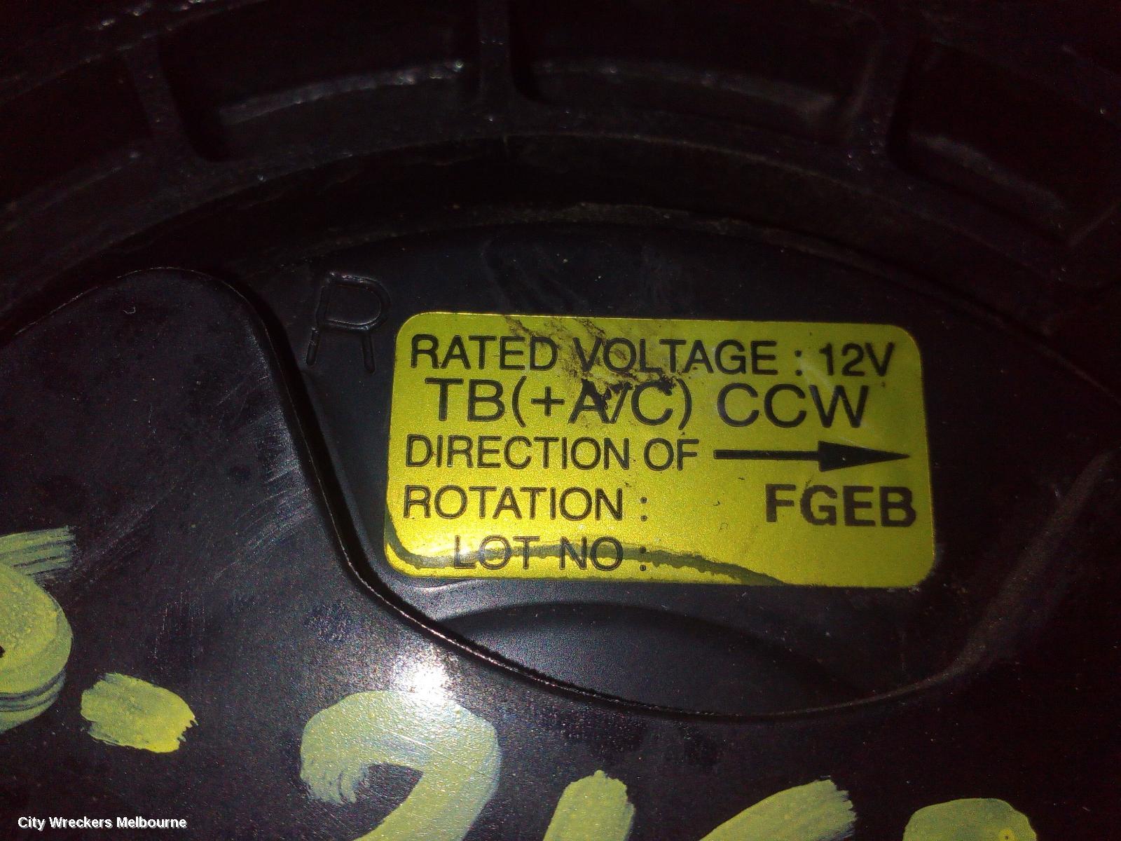 HYUNDAI GETZ FAN, RAD FAN, AUTO T/M, TB, 10/2005 - 09/2011 - Image 2