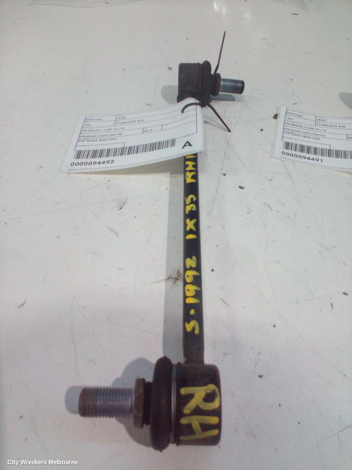 HYUNDAI IX35 STABILISER BAR, LM SERIES 11/2009 - 01/2016 - Image 1