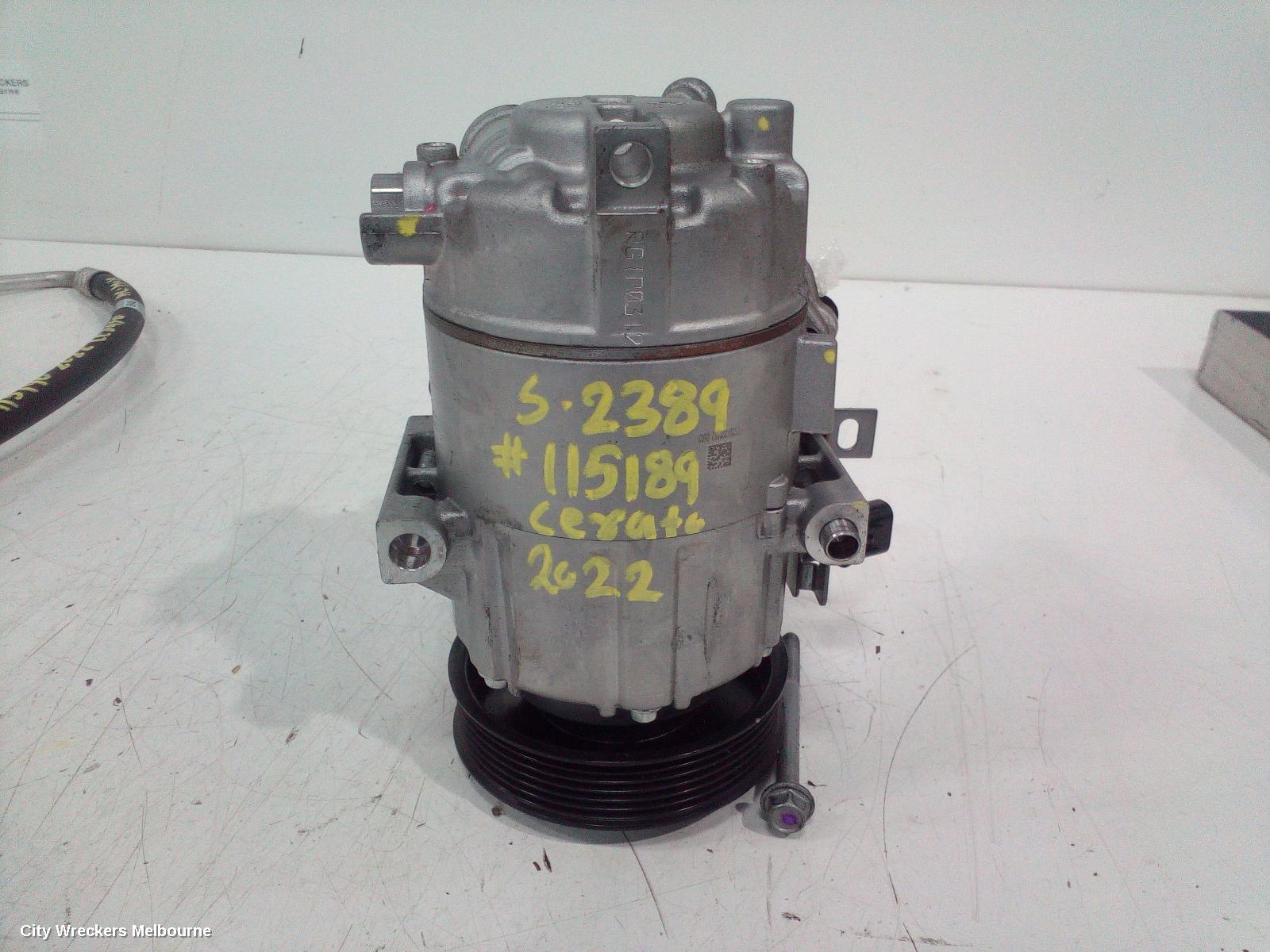 KIA CERATO A/C COMPRESSOR, BD, 2.0, PETROL, 04/2018 ONWARDS - Image 1