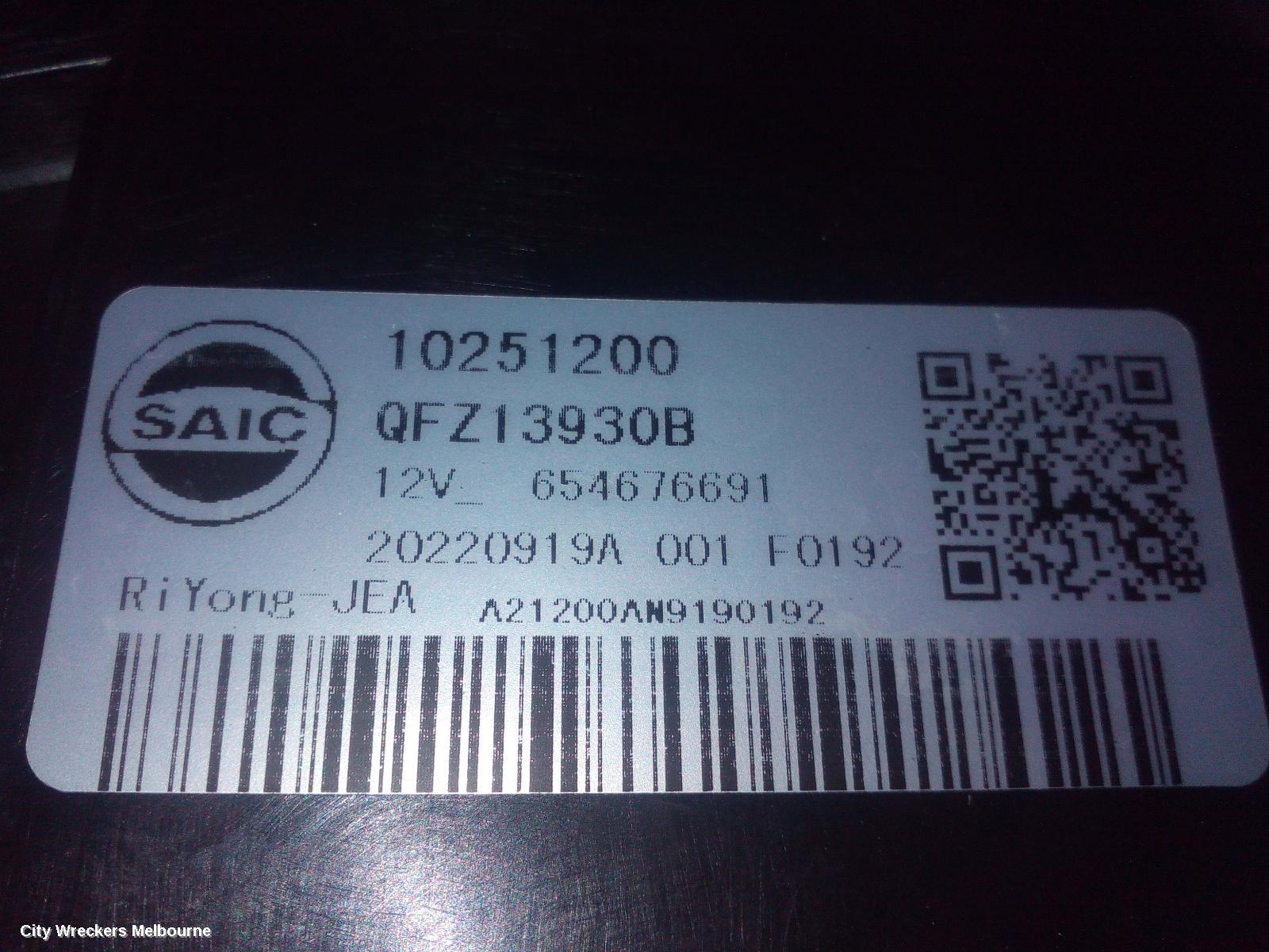 MG ZS FAN, AZS1, 09/2017 - 06/2025 - Image 3