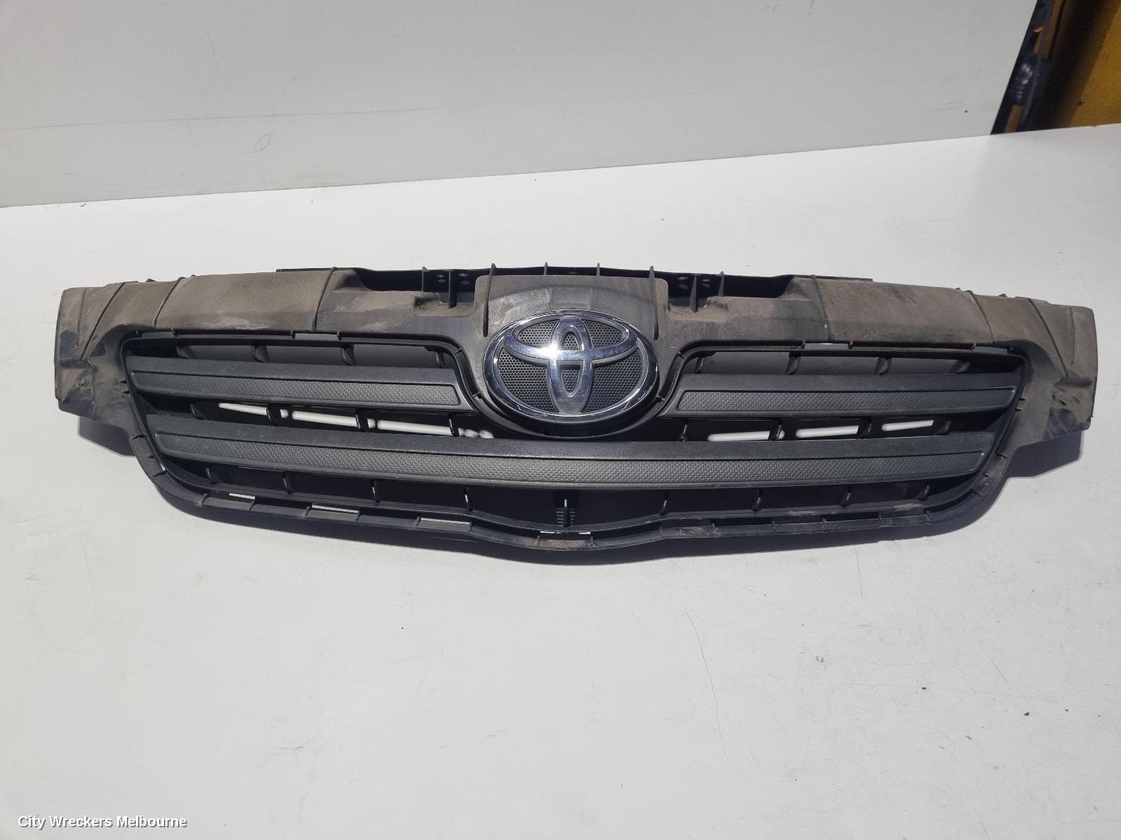 TOYOTA COROLLA GRILLE, RADIATOR GRILLE, ZRE152/20153R, SEDAN, INNER, 03/2007 - 02/2010 - Image 1