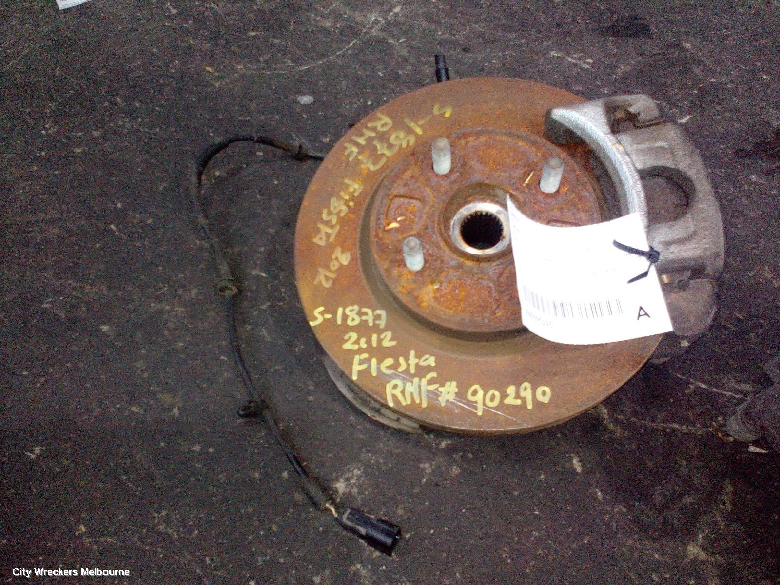 FORD FIESTA RIGHT FRONT HUB ASSEMBLY, WS-WZ, ABS TYPE, VIN MNB, 100PCD STUD PATTERN, 07/2008 - 12/2019 - Image 1