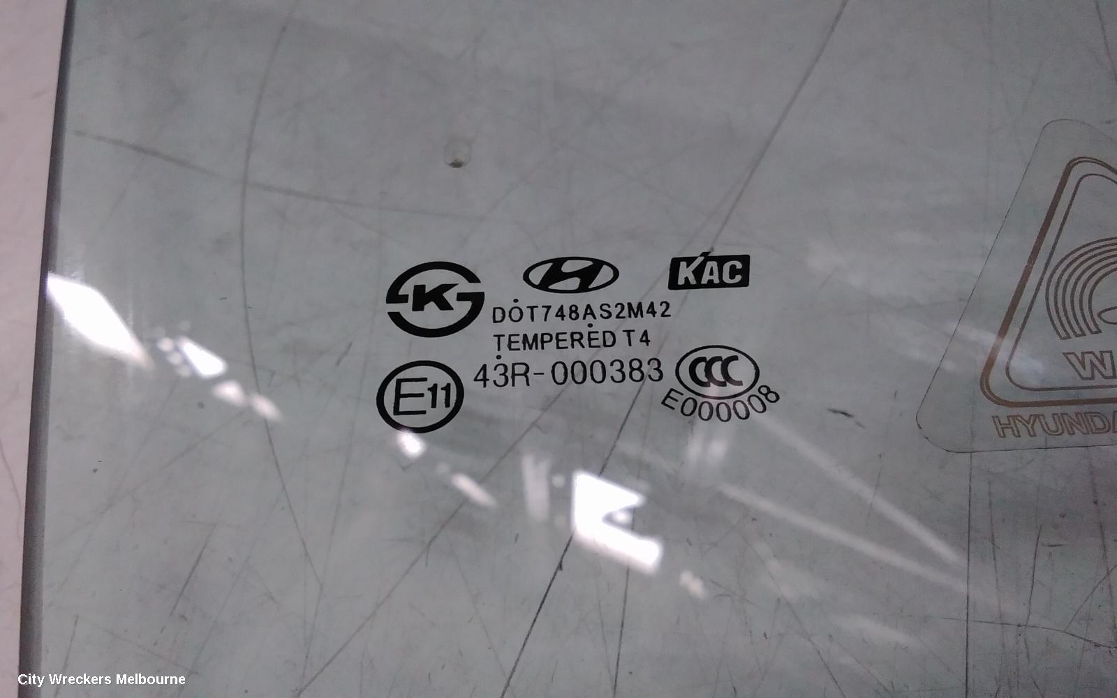 HYUNDAI I30 RIGHT FRONT DOOR WINDOW, GD, 5DR HATCH, 05/2012 - 02/2017 - Image 3