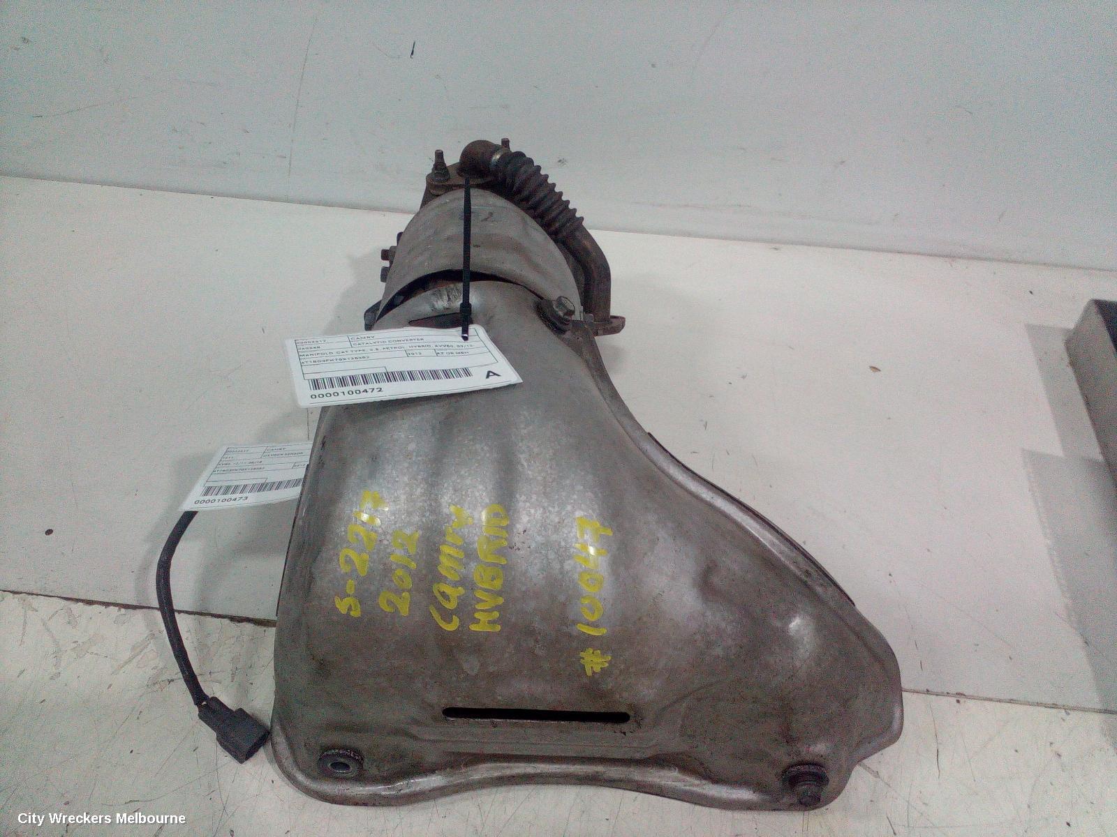 TOYOTA CAMRY CATALYTIC CONVERTER, MANIFOLD-CAT TYPE, 2.5, PETROL, HYBRID, AVV50, 03/2012 - 10/2017 - Image 1