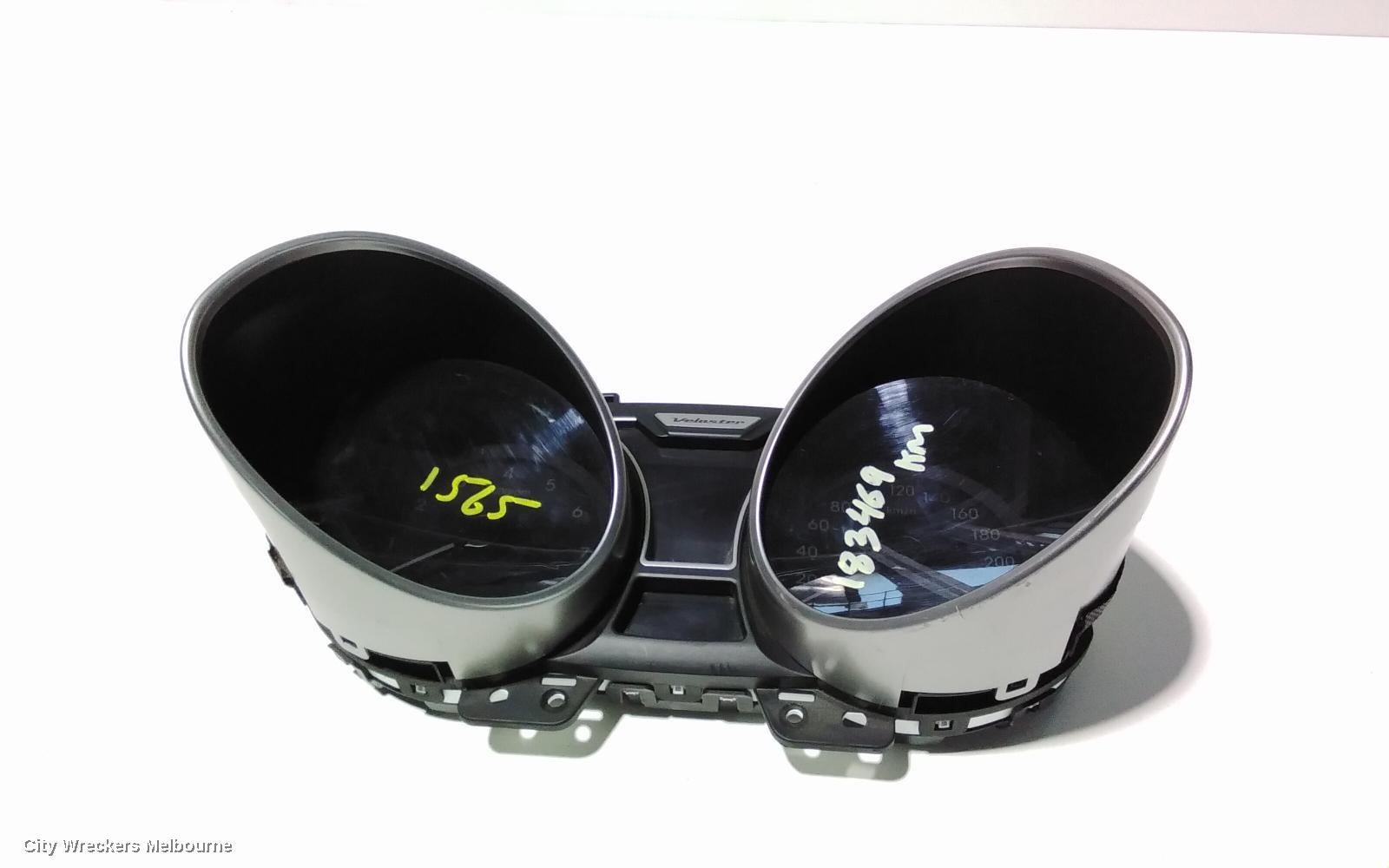 HYUNDAI VELOSTER INSTRUMENT CLUSTER, AUTO, NON BADGE ON TOP (SPEEDO TILL 240), NON TURBO TYPE, FS, 12/2011 - 02/2018 - Image 1