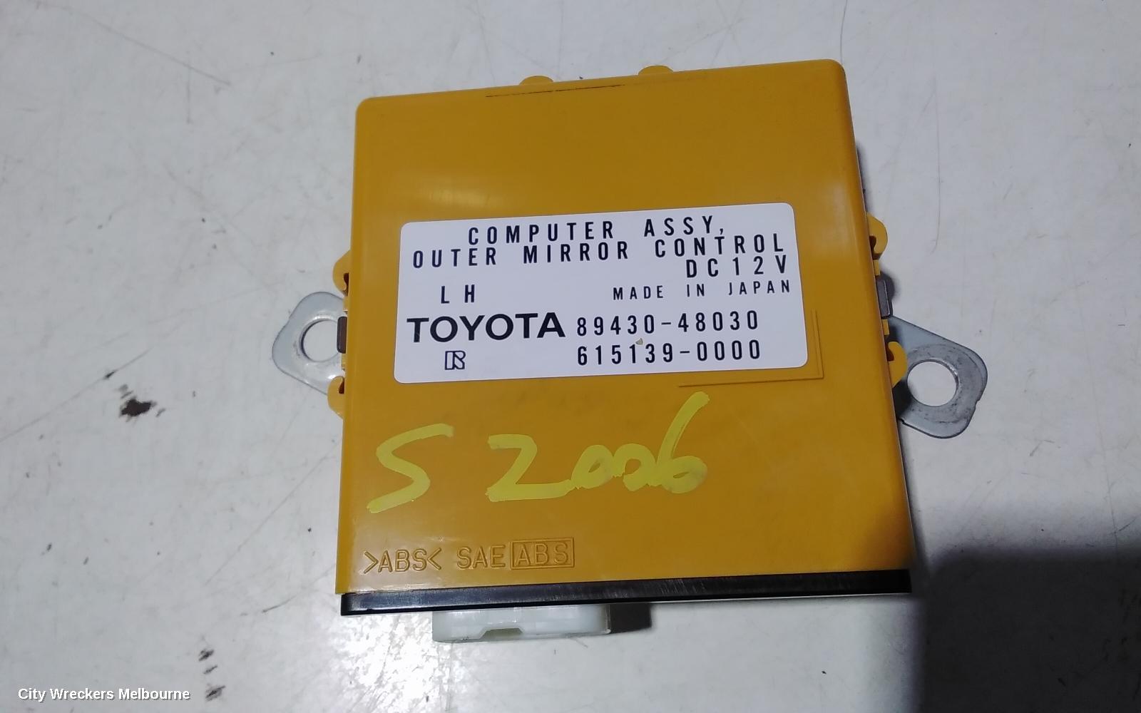 LEXUS RX SERIES, XU30, 01/2003 - 02/2009, LEFT SIDE WING MIRROR CONTROL UNIT 89430-48030: 106445 - Image 2
