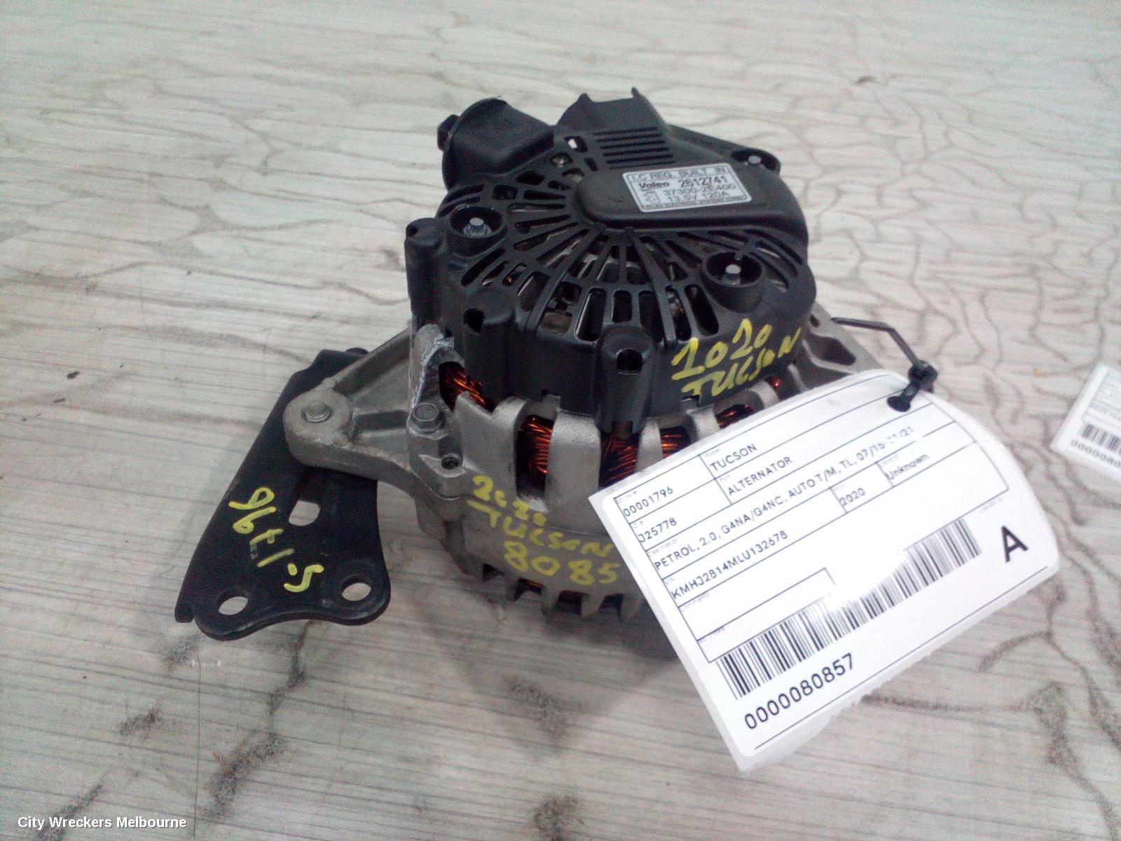 HYUNDAI TUCSON ALTERNATOR, PETROL, 2.0, G4NA/G4NC, AUTO T/M, TL, 07/2015 - 01/2021 - Image 2
