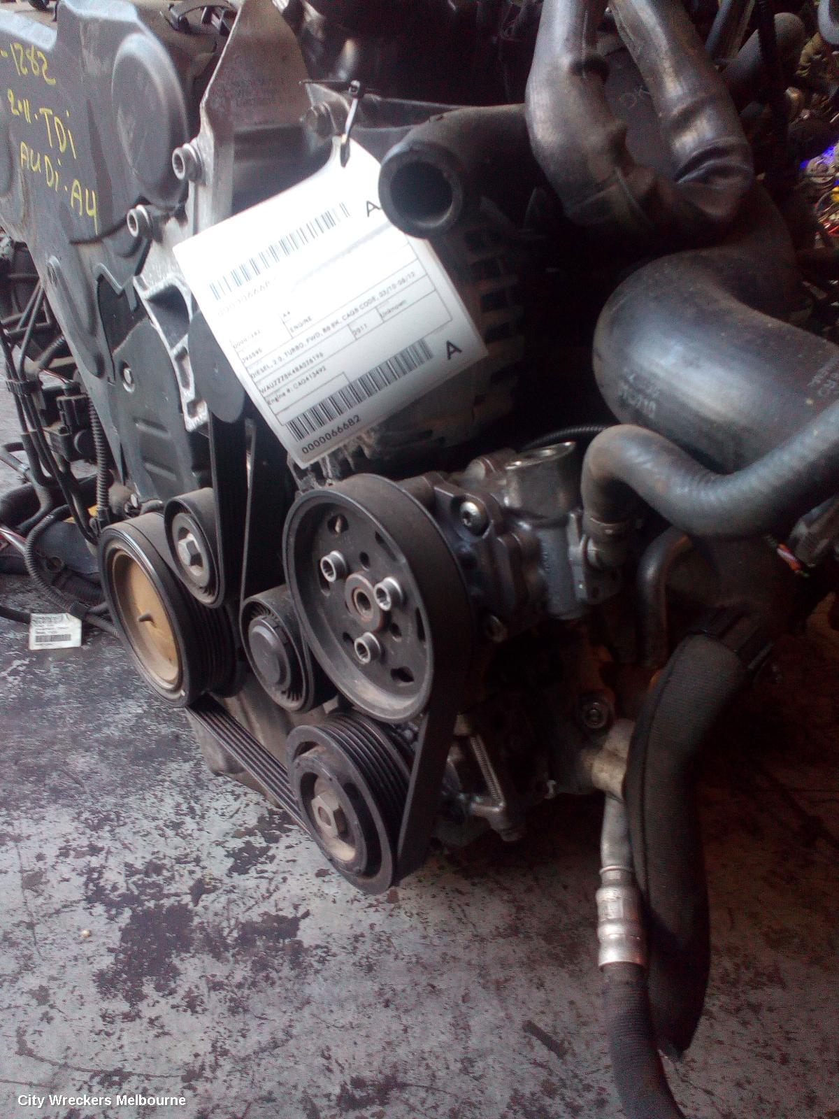 AUDI A4 ENGINE, DIESEL, 2.0, TURBO, FWD, B8 8K, CAGB CODE, 03/2010 - 06/2012 - Image 3