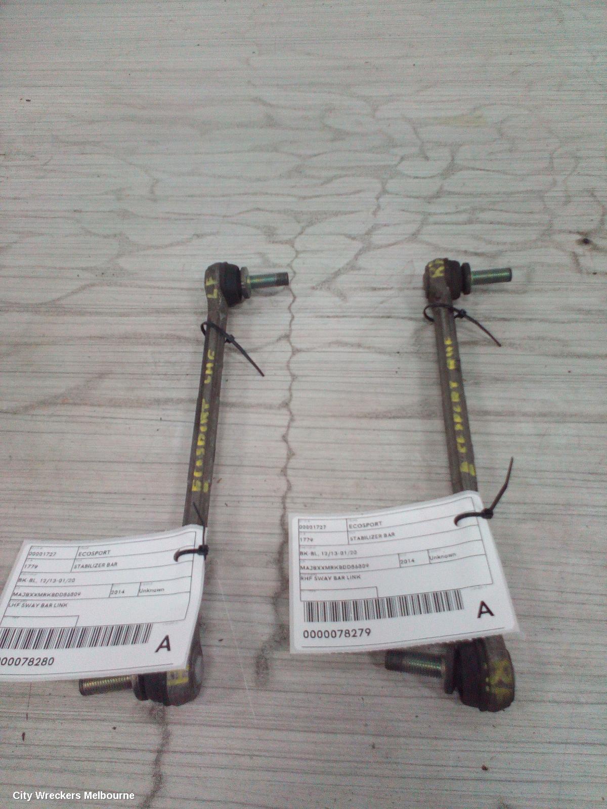 FORD ECOSPORT STABILISER BAR, BK-BL, 11/2013 - 01/2020 - Image 2