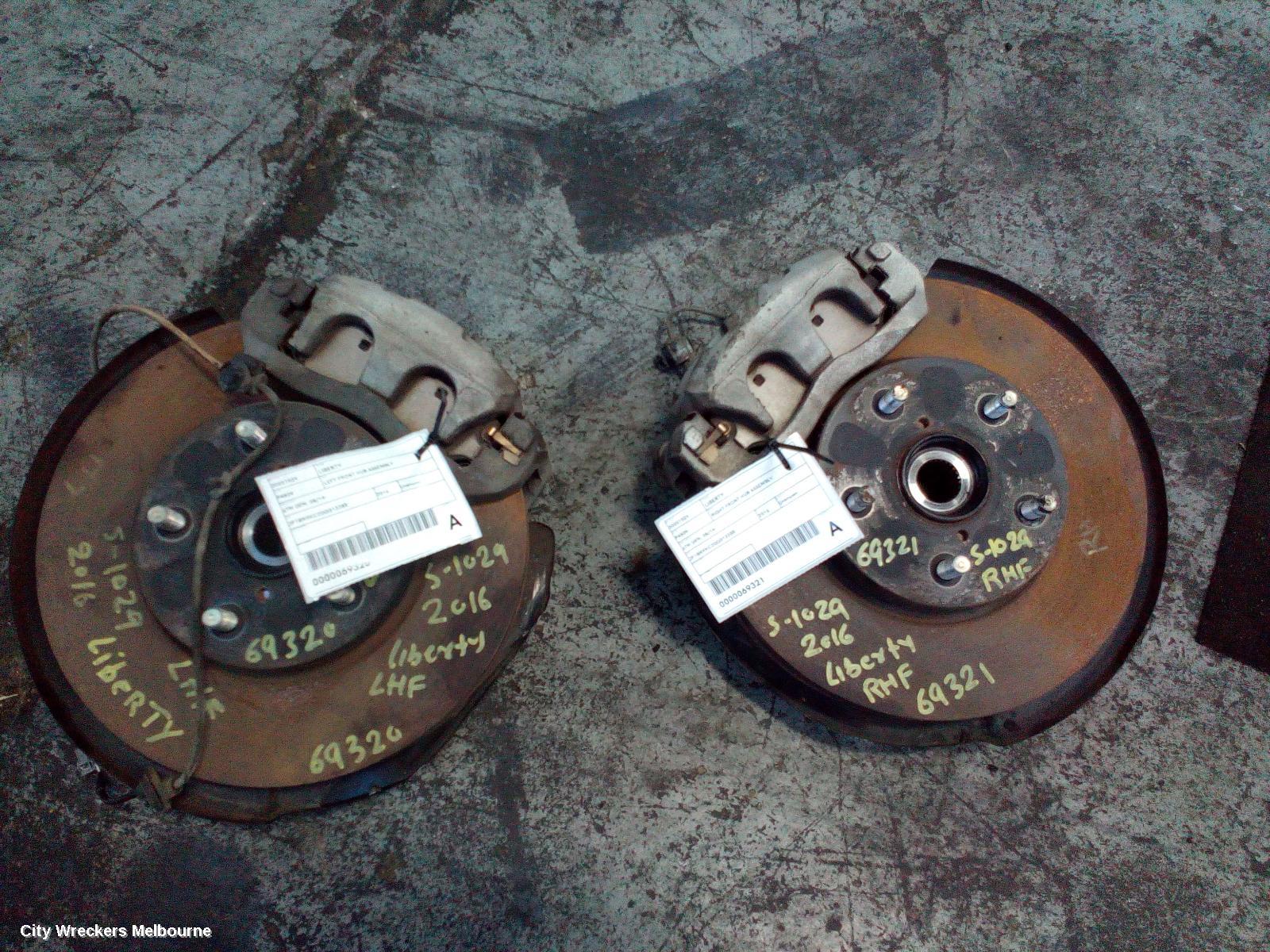 SUBARU LIBERTY LEFT FRONT HUB ASSEMBLY, 6TH GEN, 08/2014 - 04/2021 - Image 2