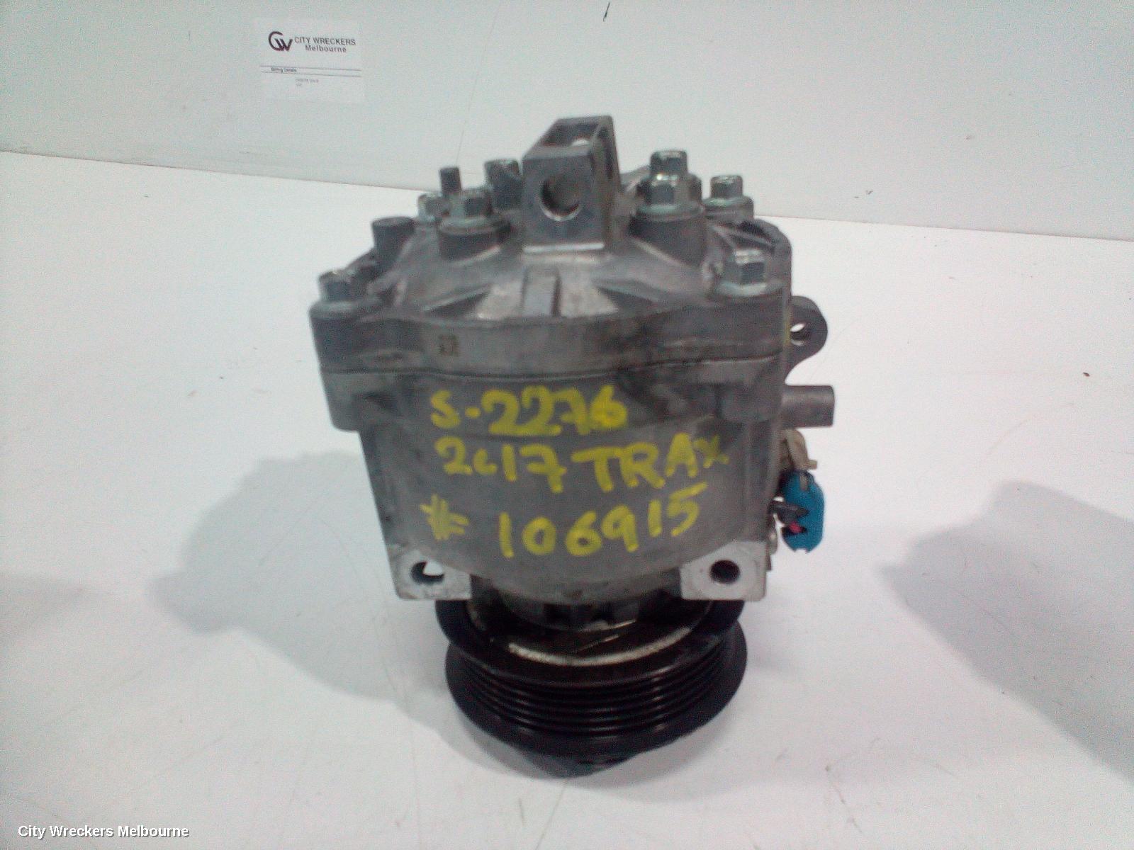 HOLDEN TRAX A/C COMPRESSOR, TJ SERIES, 1.4, PETROL, QS90 TYPE, 08/2014 - 12/2020 - Image 1