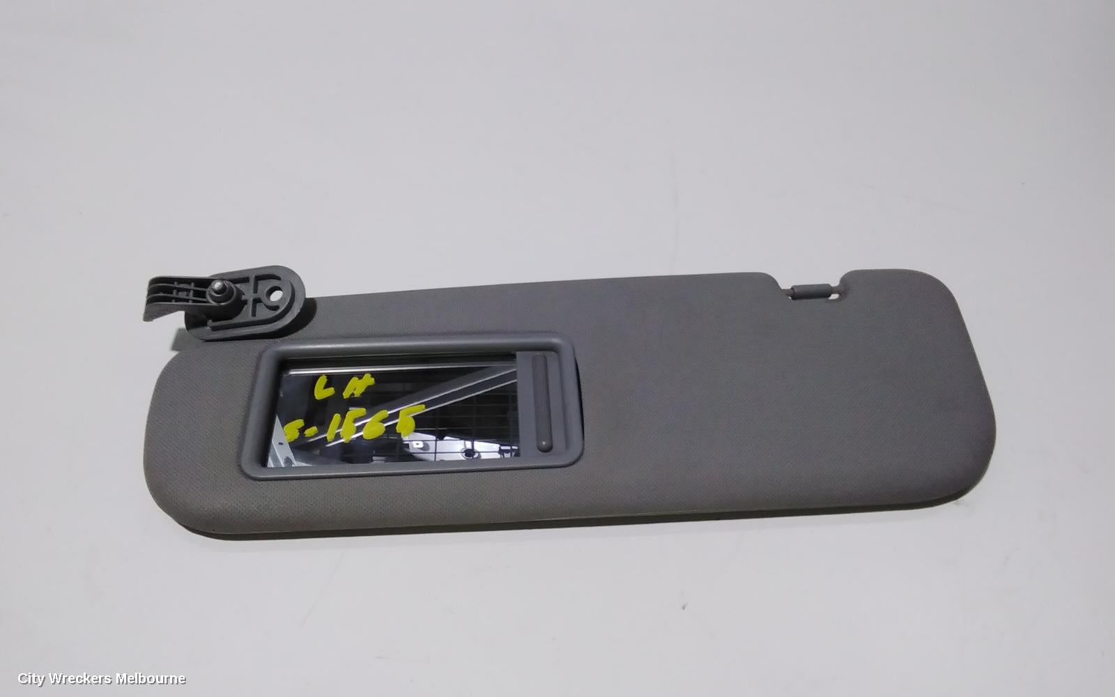 HYUNDAI VELOSTER SUNVISOR, FS, LH SIDE, GREY, W/ MIRROR & LAMP TYPE, 12/2011 - 02/2018 - Image 2