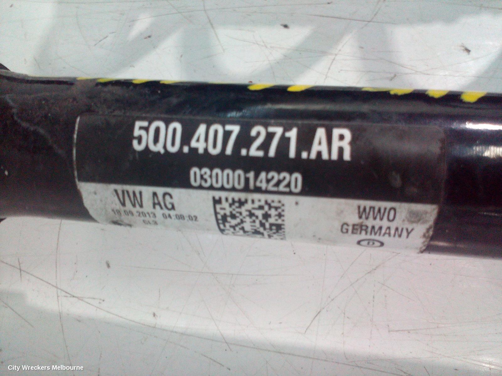 AUDI A3 LEFT DRIVESHAFT, FRONT, PETROL, 1.8, CJSA CODE, 8V (A3), 05/2013 - 05/2016 - Image 3