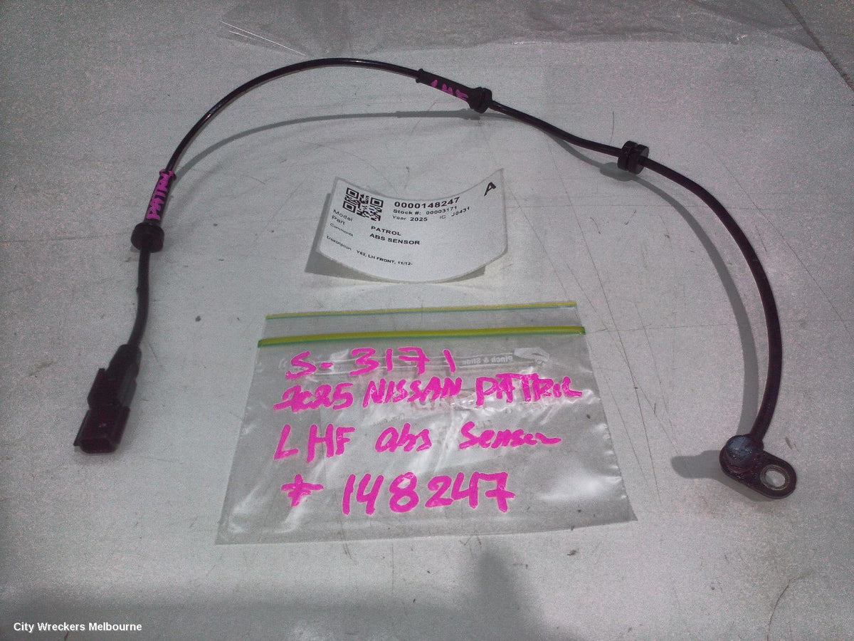 NISSAN PATROL ABS SENSOR, Y62, LH FRONT, 11/2012 ONWARDS - Image 2