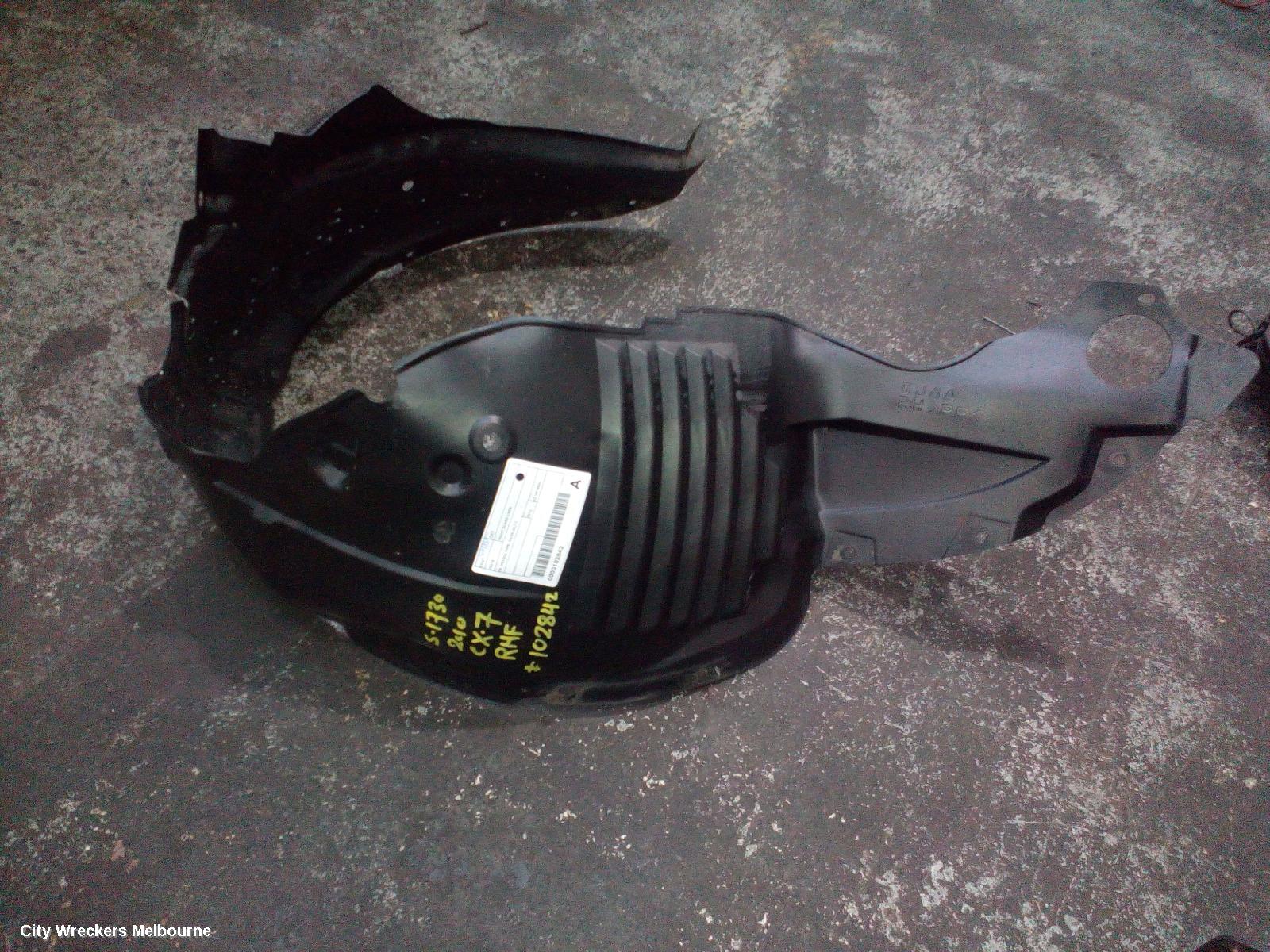 MAZDA CX7 RIGHT GUARD LINER, ER, PETROL TYPE, 06/2009 - 02/2012 - Image 2