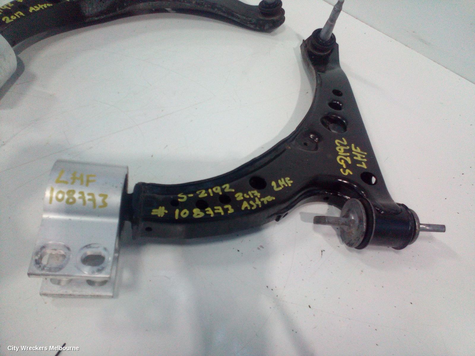 HOLDEN ASTRA LEFT FRONT LOWER CONTROL ARM, BK, 5DR HATCH/WAGON, 09/2016 - 12/2020 - Image 2