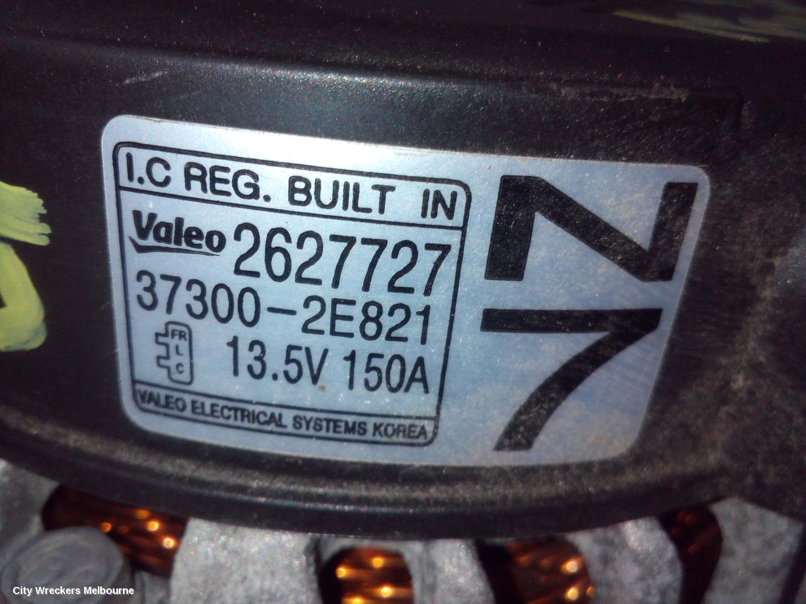 HYUNDAI KONA ALTERNATOR, PETROL, 2.0, G4NH, OS, 09/2017 - 10/2020 - Image 2