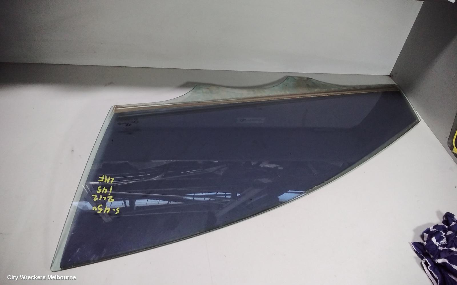HYUNDAI I45 LEFT REAR DOOR WINDOW, YF, 02/2010 - 04/2014 - Image 1