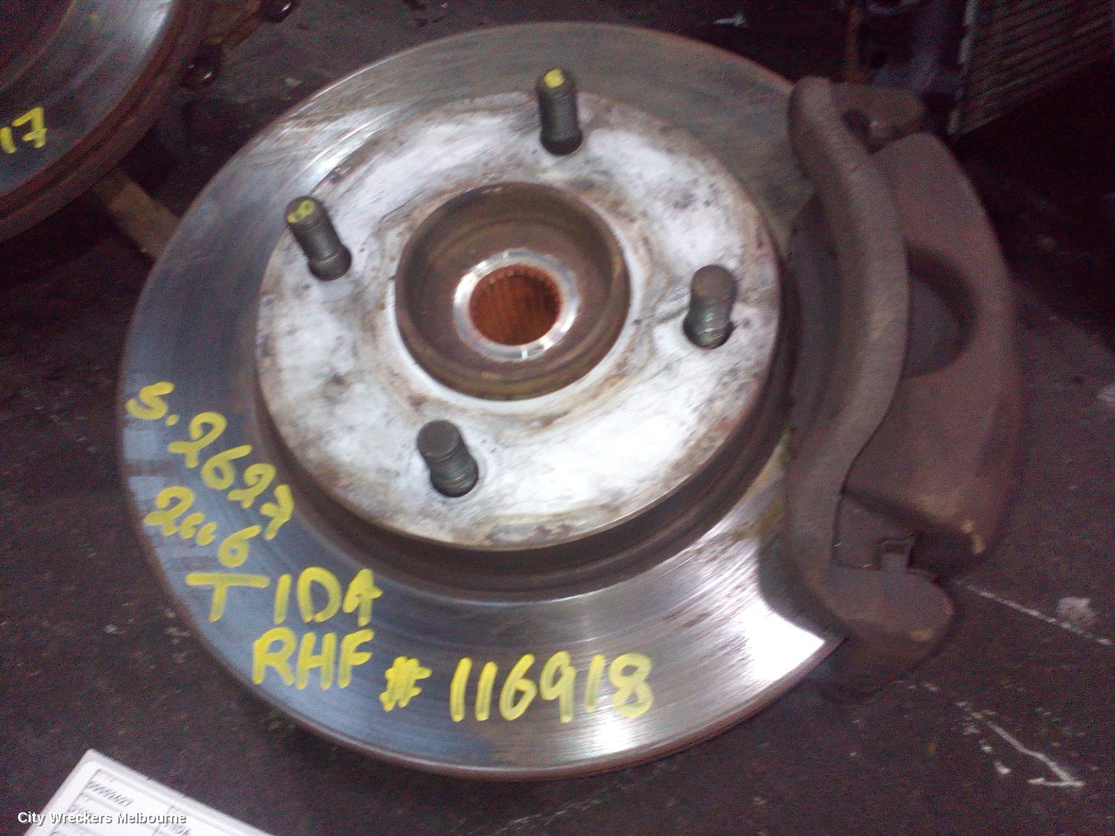 NISSAN TIIDA RIGHT FRONT HUB ASSEMBLY, C11, 09/2004 - 01/2013 - Image 2