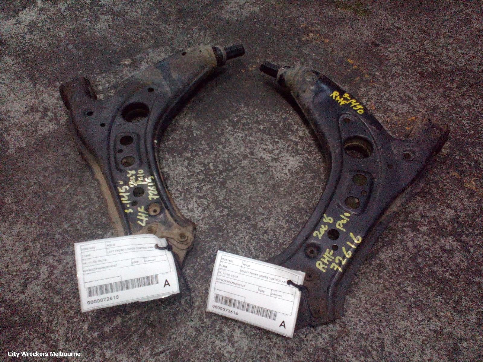 VOLKSWAGEN POLO LEFT FRONT LOWER CONTROL ARM, 9N, 11/2005 - 04/2010 - Image 2