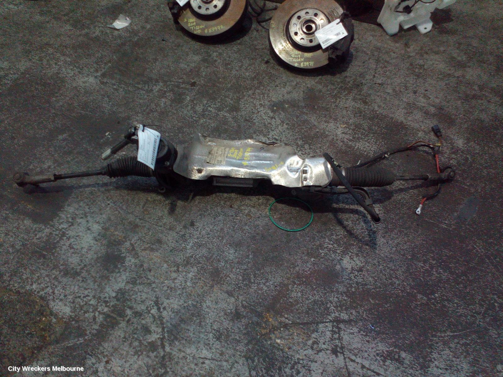 VOLKSWAGEN TIGUAN STEERING BOX/RACK, 5N, 05/2008 - 08/2016 - Image 2