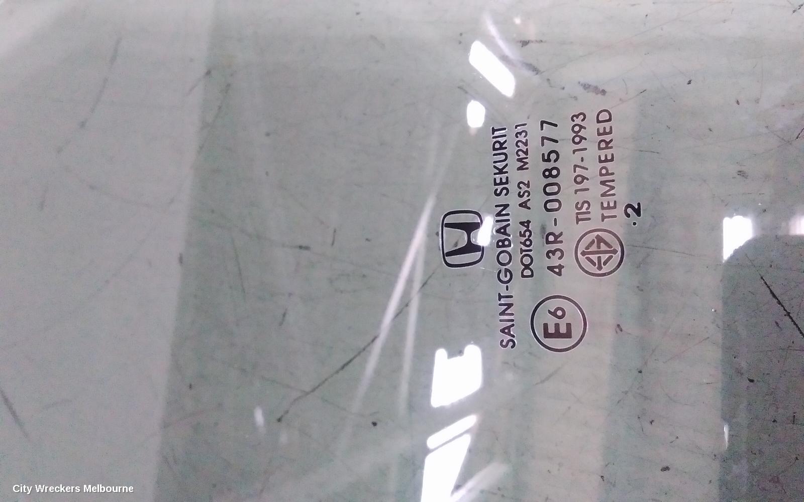 HONDA JAZZ LEFT REAR DOOR WINDOW, GE, 08/2008 - 06/2014 - Image 2