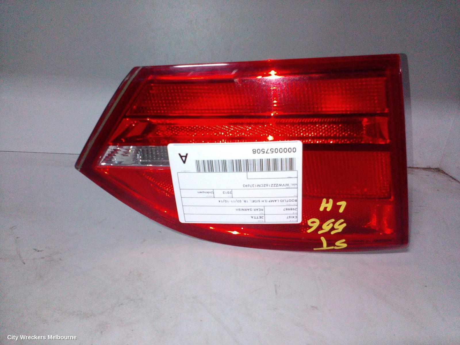 VOLKSWAGEN JETTA REAR GARNISH, BOOTLID LAMP (LH SIDE), 1B, 02/2011 - 10/2014 - Image 1