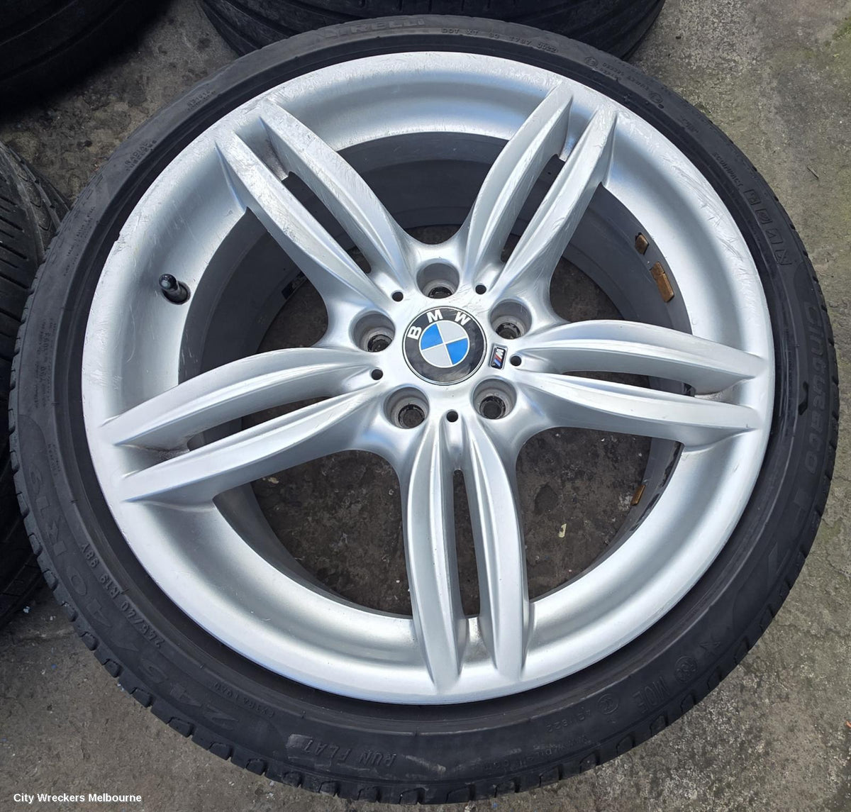 BMW 5 SERIES WHEEL MAG, FACTORY, 19X8.5IN, FRONT, M DOUBLE SPOKE, F10/F11, SEDAN/WAGON, TYPE 351, 05/2010 - 01/2017 - Image 3