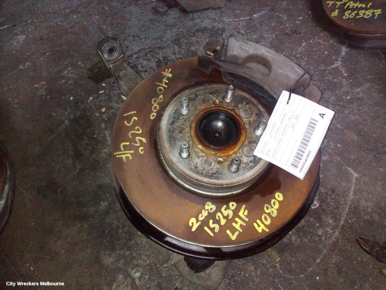 LEXUS IS250/IS250C LEFT FRONT HUB ASSEMBLY, GSE20R, 2.5, PETROL, IS250/IS250C, 11/2005 - 12/2014 - Image 2