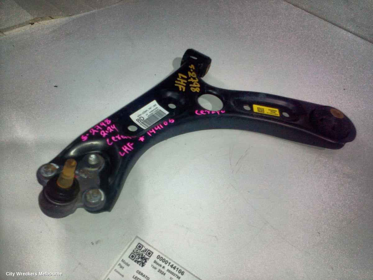 KIA CERATO LEFT FRONT LOWER CONTROL ARM, BD, SEDAN/HATCH, 04/2018 - 09/2024 - Image 2