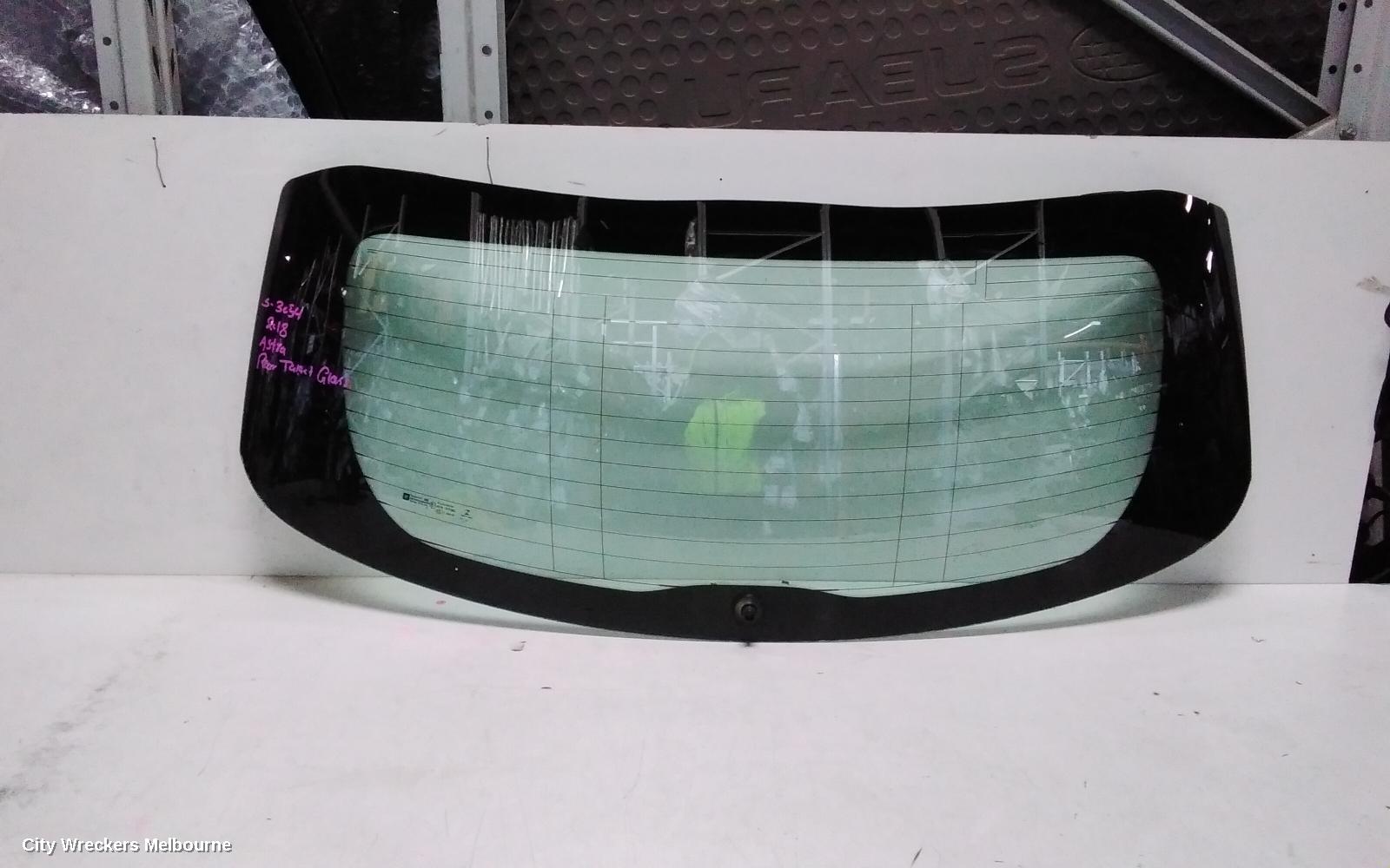HOLDEN ASTRA REAR/TAILGATE GLASS, TAILGATE GLASS, BK, 5DR HATCH, 09/2016 ONWARDS - Image 2