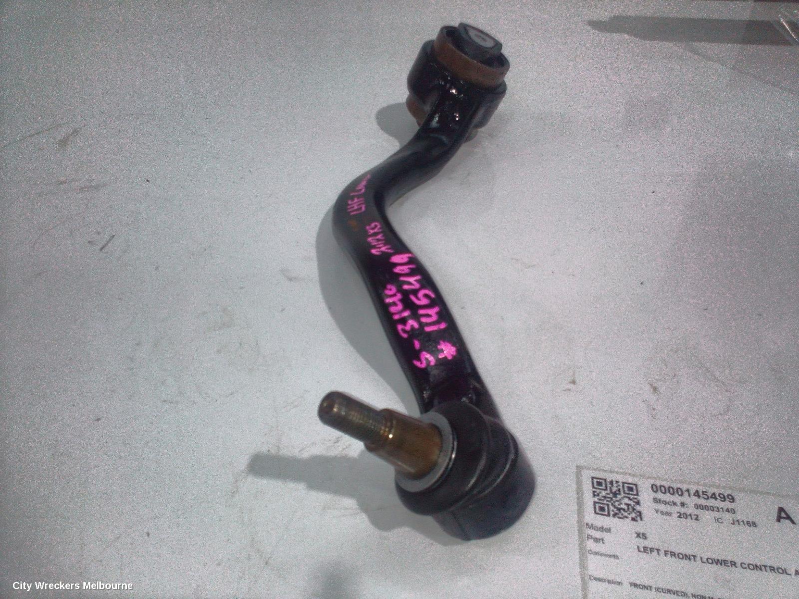 BMW X5 LEFT FRONT LOWER CONTROL ARM, FRONT (CURVED), NON M, E70, 12/2006 - 08/2013 - Image 1