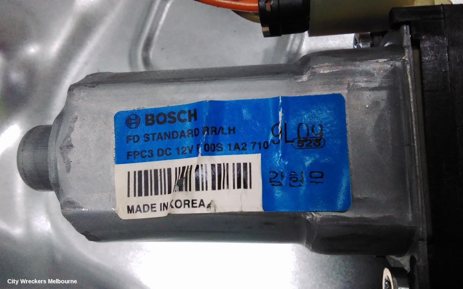 HYUNDAI I30 RIGHT REAR WND REG/MOTOR, FD, DOOR MOTOR ONLY, 2 PIN TYPE, 09/2007 - 04/2012 - Image 3