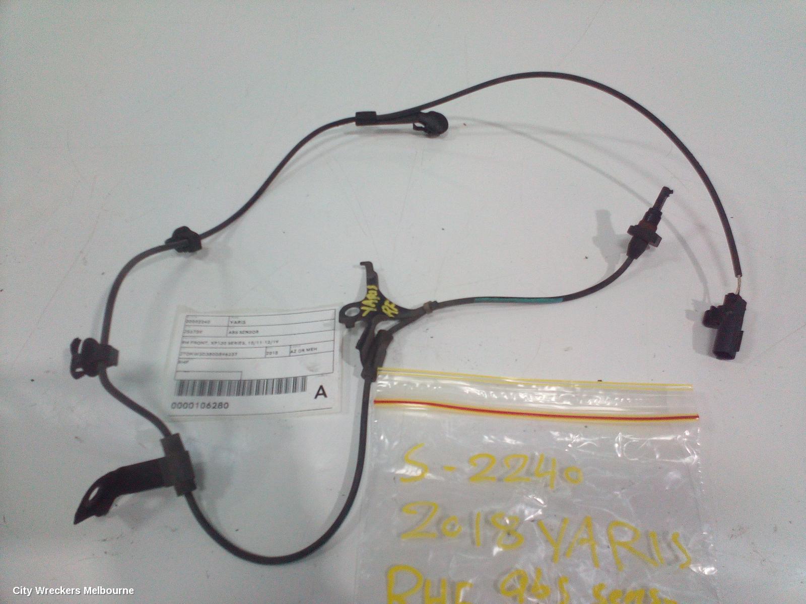TOYOTA YARIS ABS SENSOR, RH FRONT, XP130 SERIES, 10/2011 - 12/2019 - Image 3