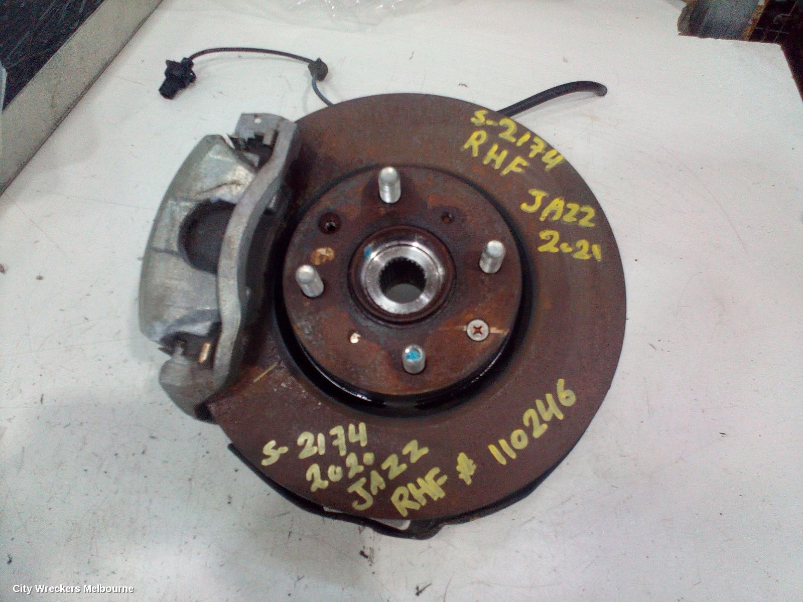 HONDA JAZZ RIGHT FRONT HUB ASSEMBLY, GK/GF, 07/2014 - 12/2020 - Image 3