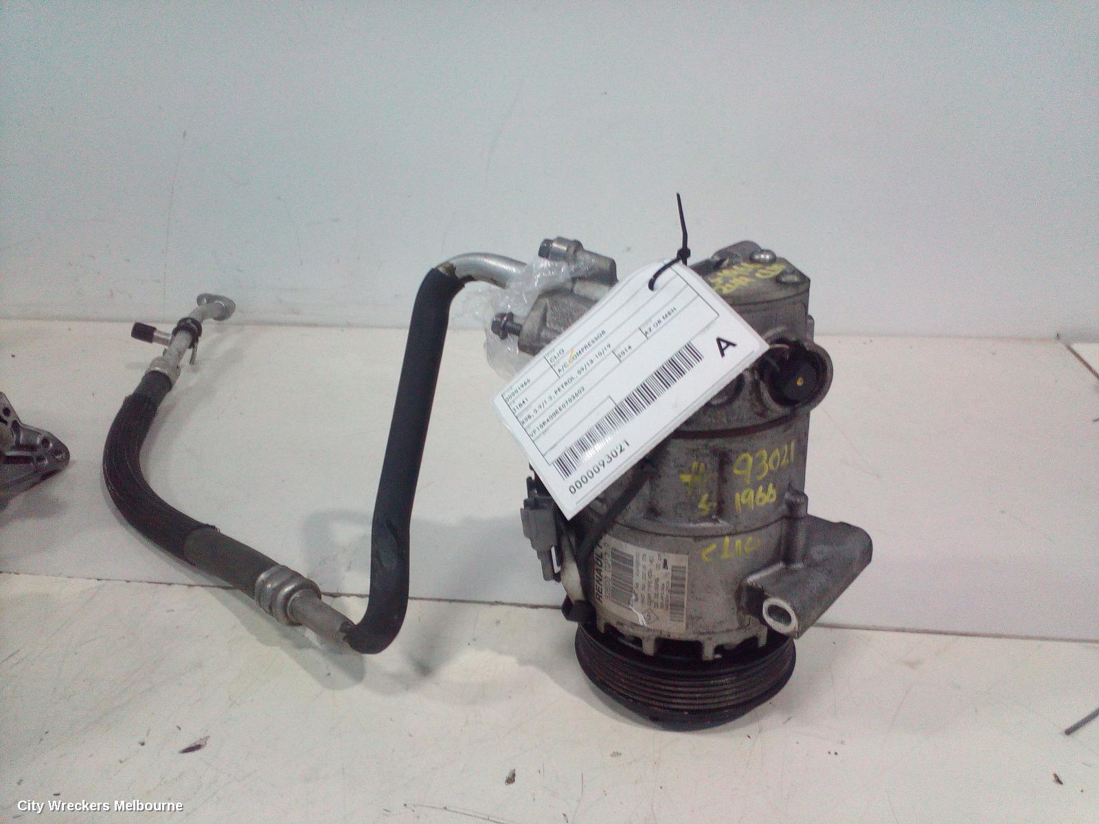 RENAULT CLIO A/C COMPRESSOR, X98, 0.9/1.2, PETROL, 09/2013 - 10/2019 - Image 3
