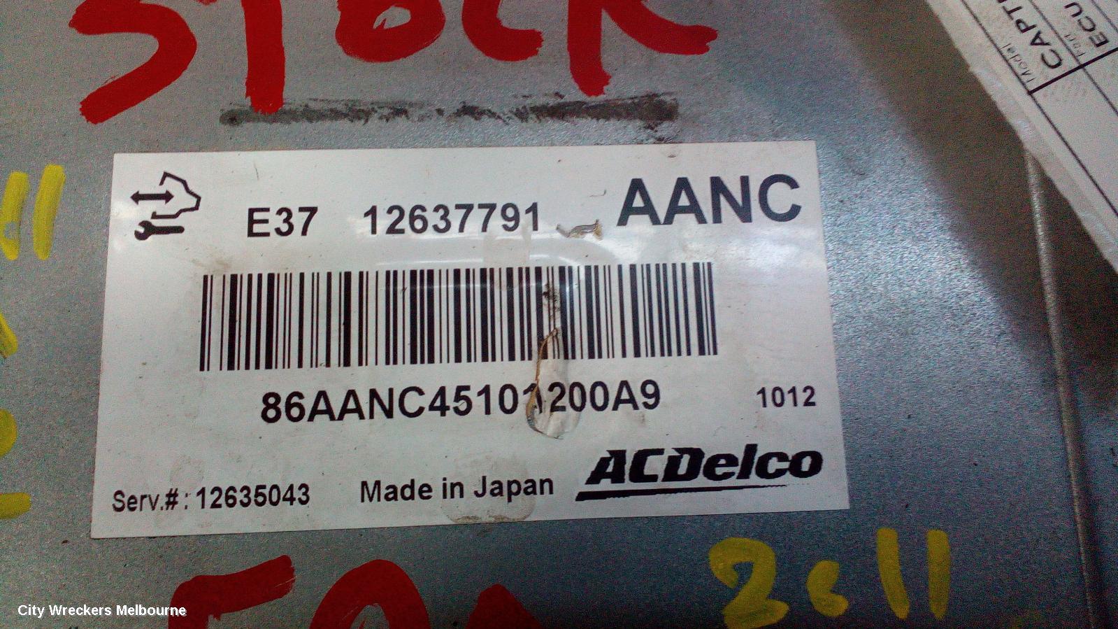 HOLDEN CAPTIVA ECU, ENGINE ECU, 2.4, PETROL, AUTO T/M, P/N 12649912, ECU ONLY, CG, 01/2011 - 06/2018 - Image 3