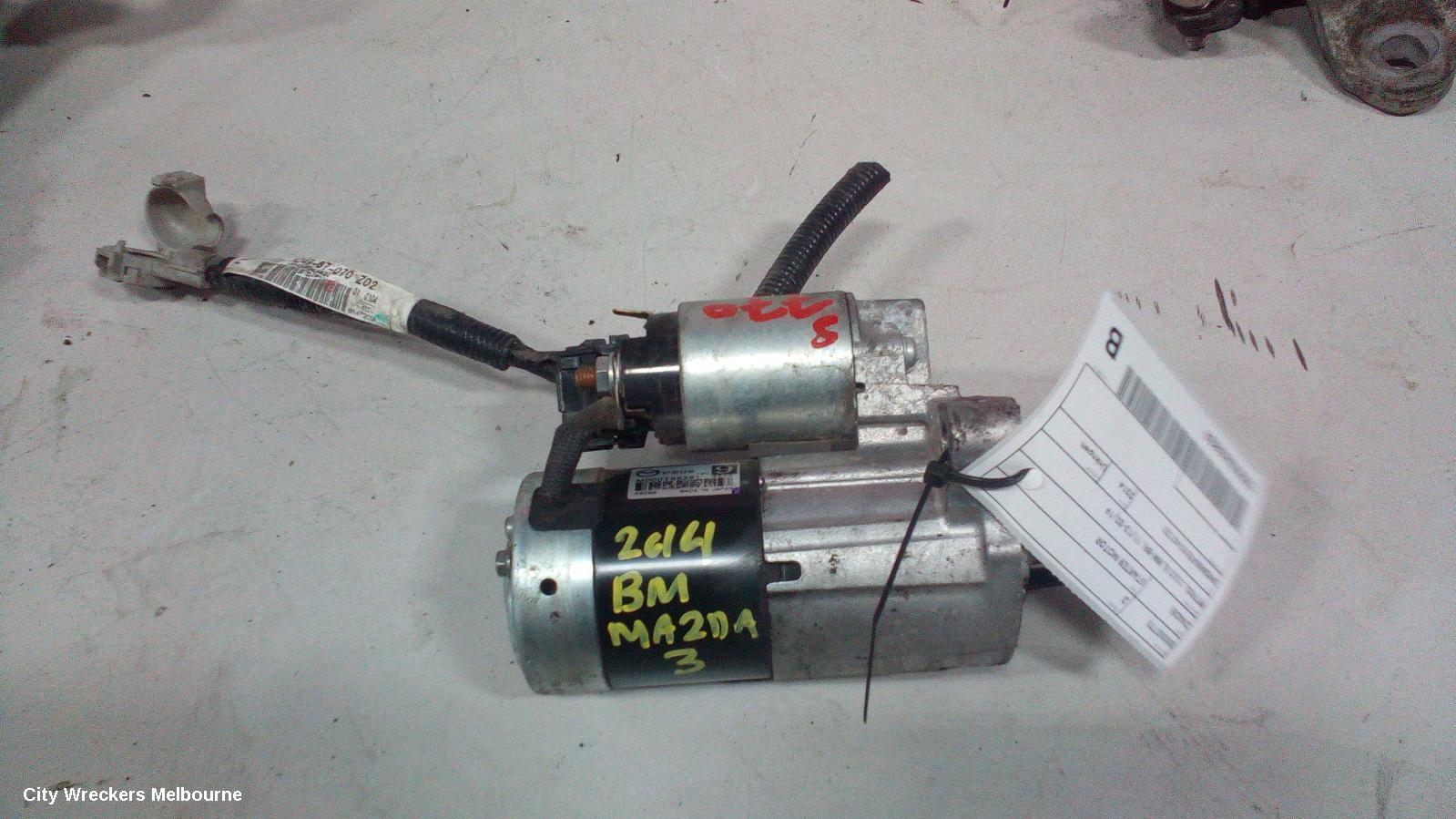 MAZDA 3 STARTER, PETROL, 2.0/2.5, BM-BN, 11/2013 - 02/2019 - Image 3