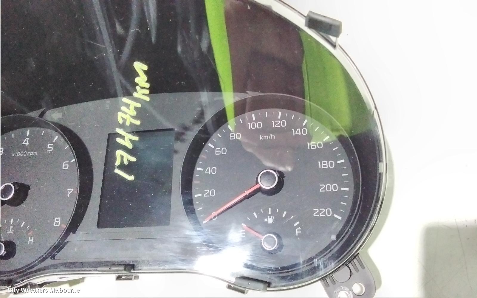 KIA RIO INSTRUMENT CLUSTER, AUTO T/M, S/SX/SPORT, YB, 07/2020 ONWARDS - Image 3
