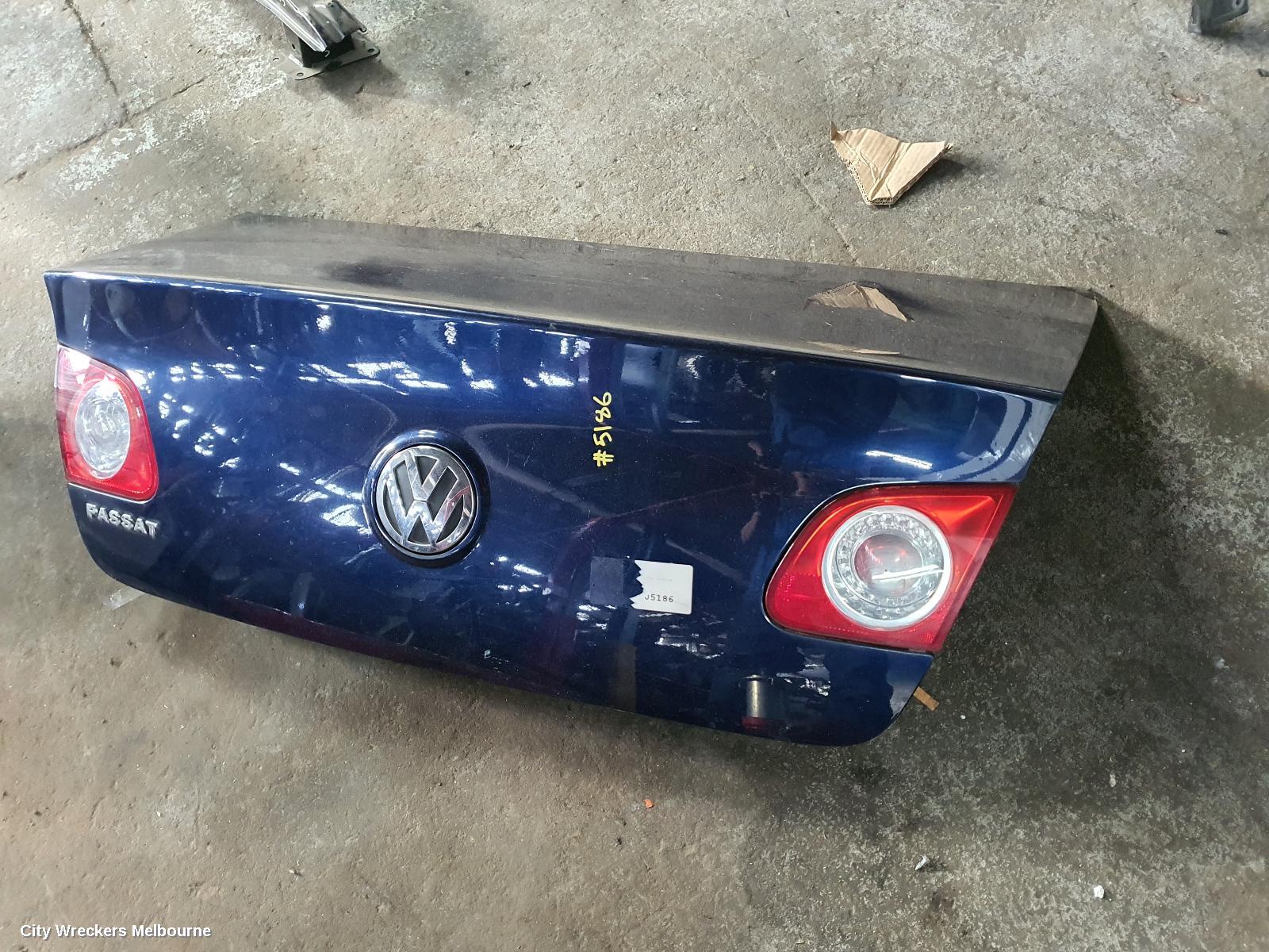 VOLKSWAGEN PASSAT BOOTLID/TAILGATE, BOOTLID, 3C/MK6 B6, SEDAN, NON SPOILER TYPE, 03/2006 - 09/2010 - Image 3
