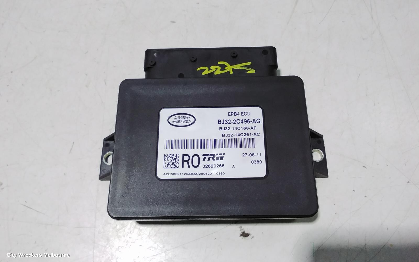 LAND ROVER RANGEROVER EVOQUE, L538, 11/2011 - 01/2019, BJ32-14C168AF DOOR CONTROL MODULE ECU: 107698 - Image 2