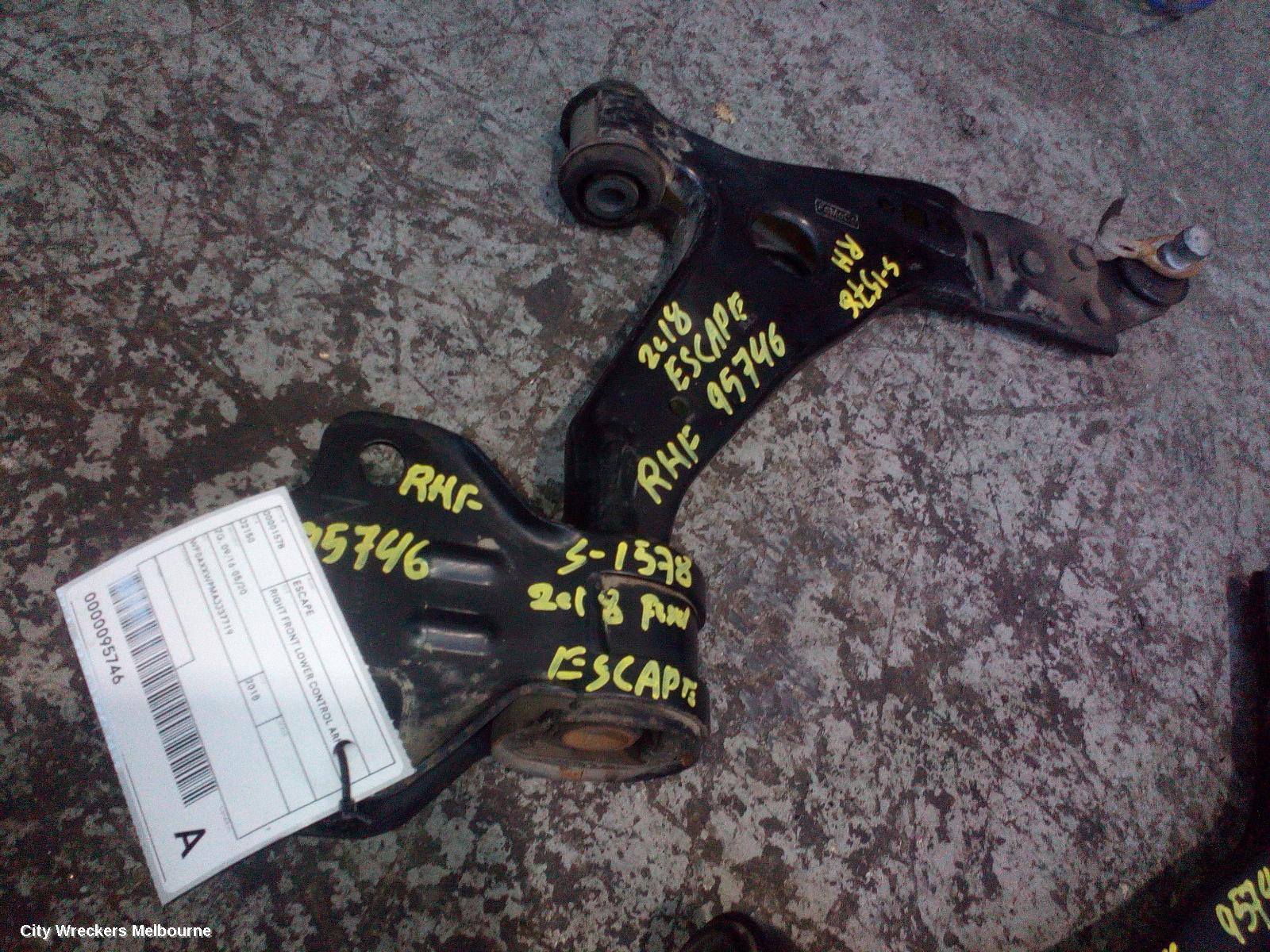 FORD ESCAPE RIGHT FRONT LOWER CONTROL ARM, ZG, 09/2016 - 05/2020 - Image 1