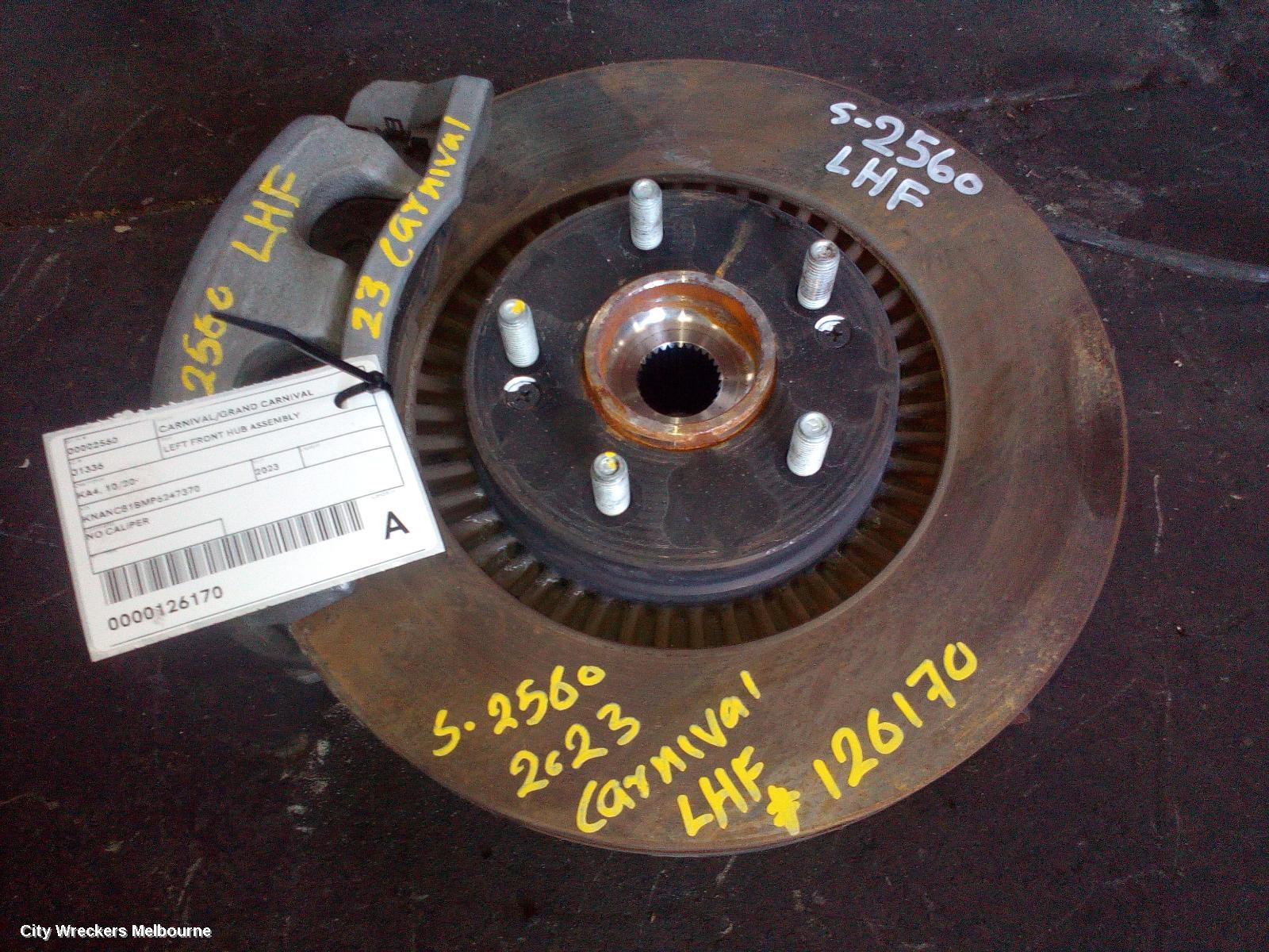 KIA CARNIVAL/GRAND CARNIVAL LEFT FRONT HUB ASSEMBLY, KA4, 10/2020 ONWARDS - Image 1